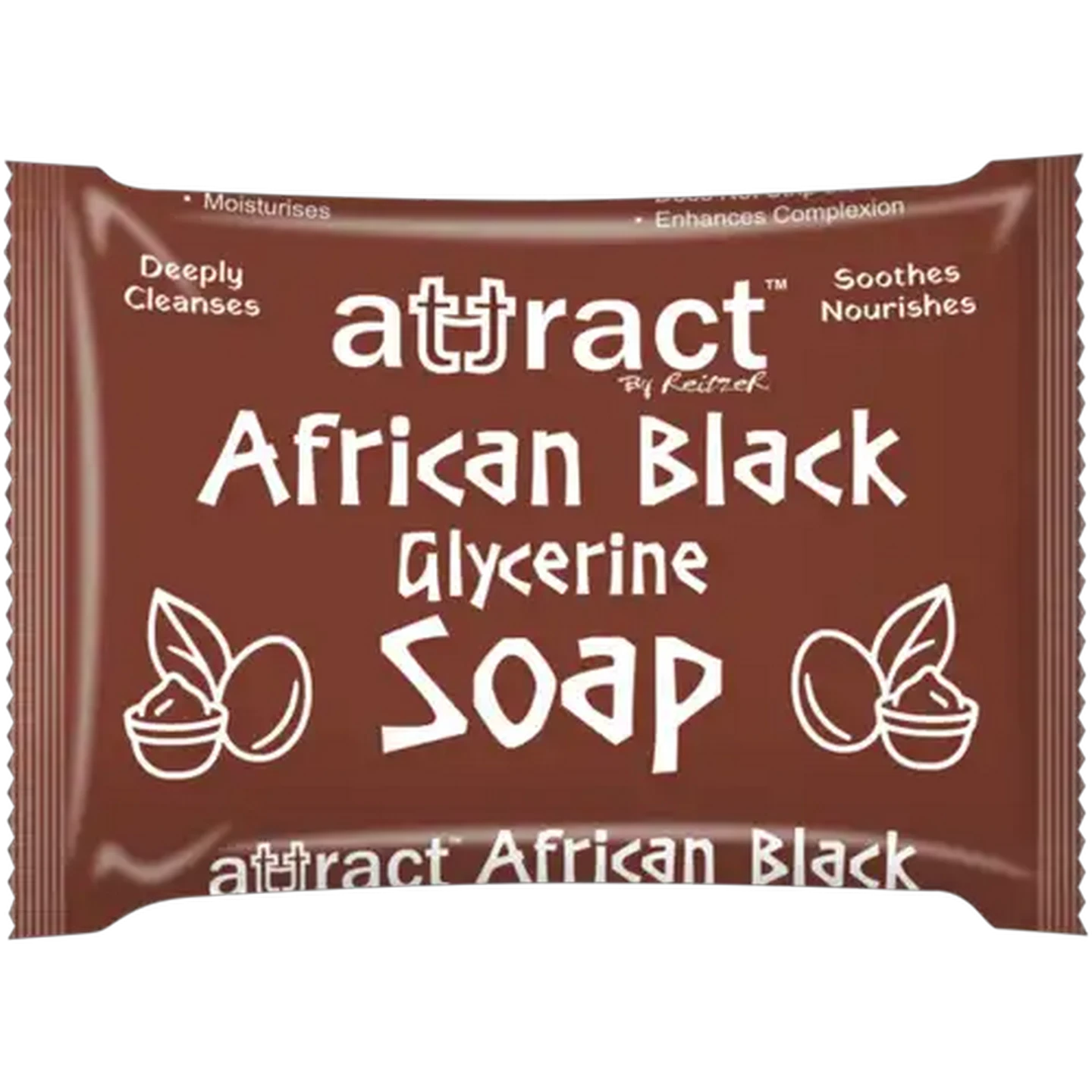Image of Attract African Black Glycerine Soap 100g