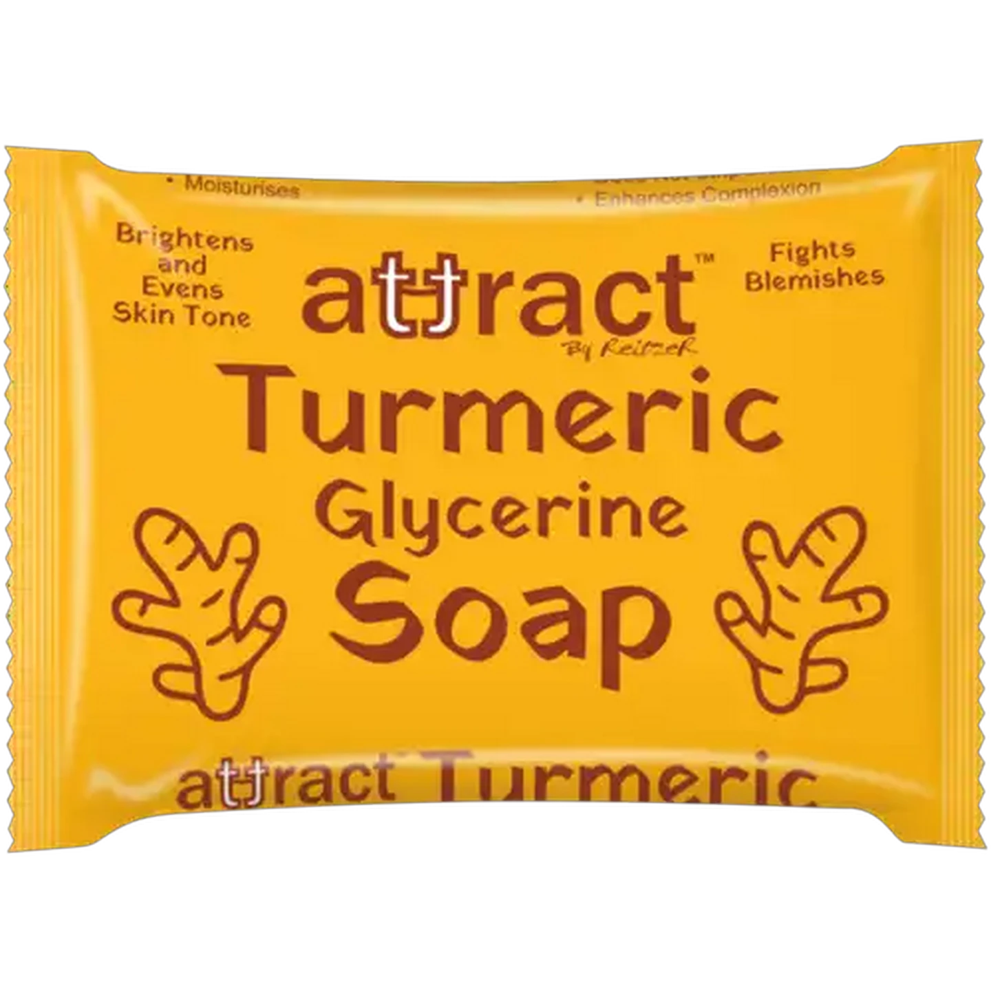 Image of Attract Turmeric Glycerine Soap 100g