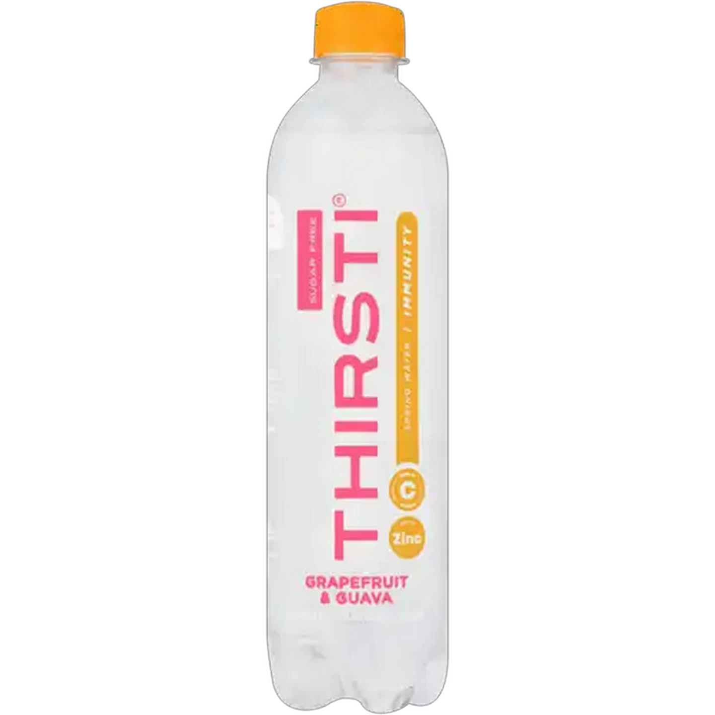 Image of Thirsti Grapefruit & Guava Flavoured Sugar Free Sparkling Immunity Drink 500ml