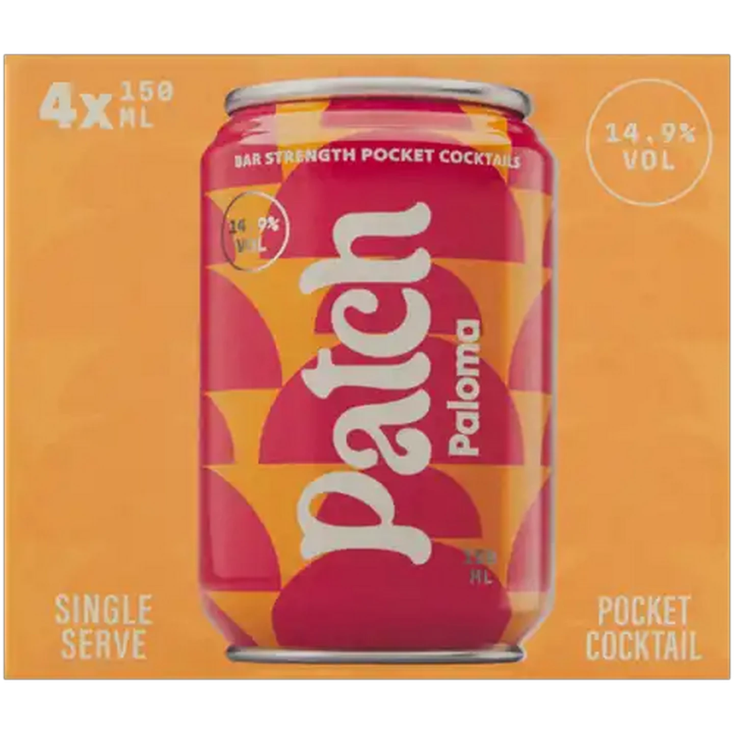 Image of Patch Paloma Pocket Cocktail Cans 4 x 150ml