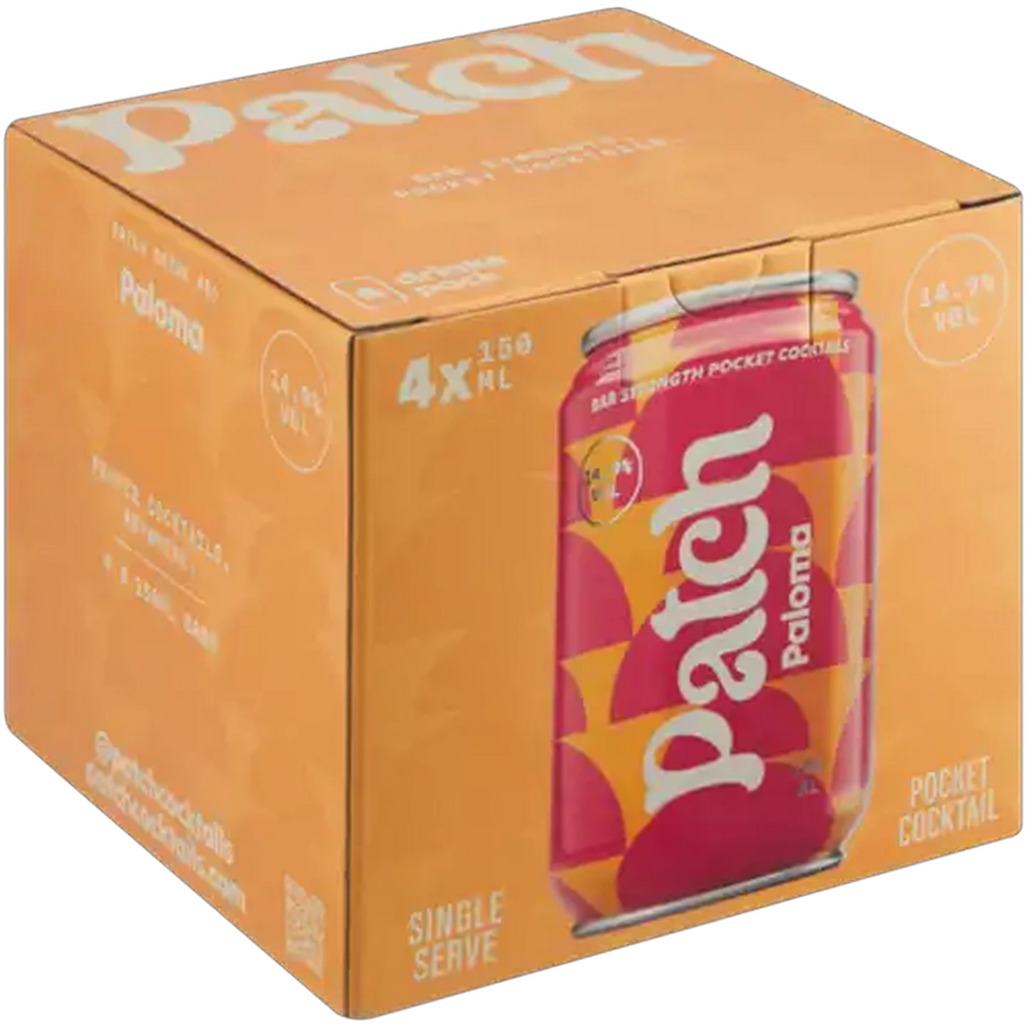 Image of Patch Paloma Pocket Cocktail Cans 4 x 150ml