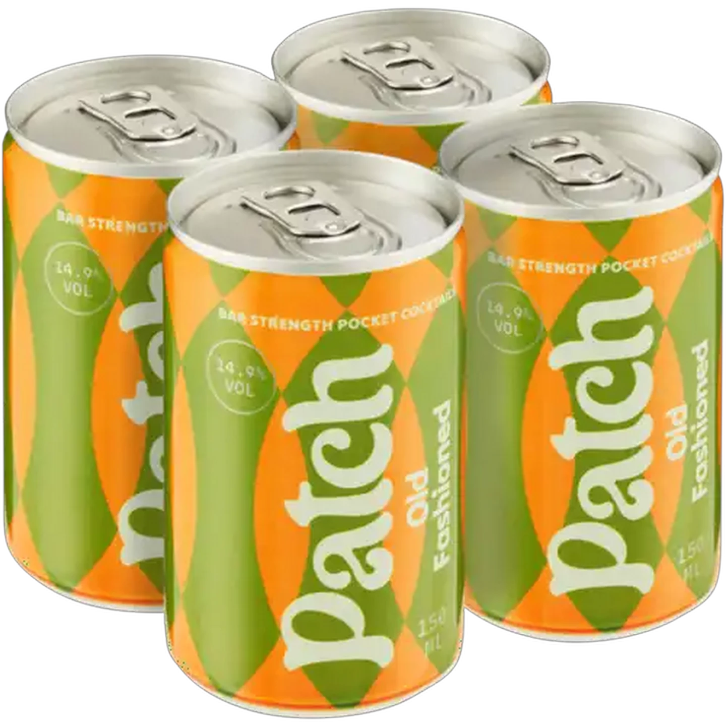 Image of Patch Old Fashioned Pocket Cocktail Cans 4 x 150ml