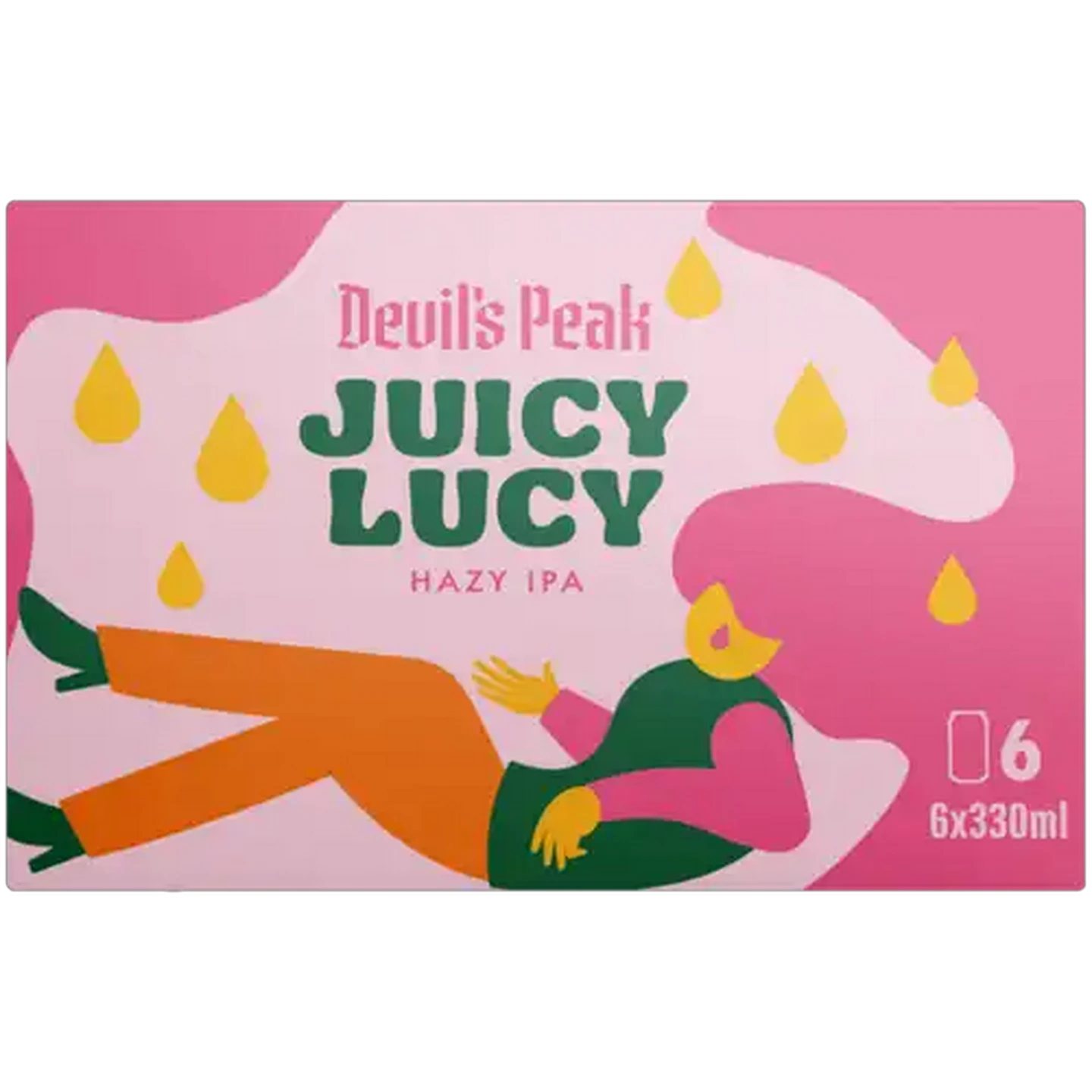 Image of Devil's Peak Juicy Lucy Hazy IPA Cans 6 x 330ml