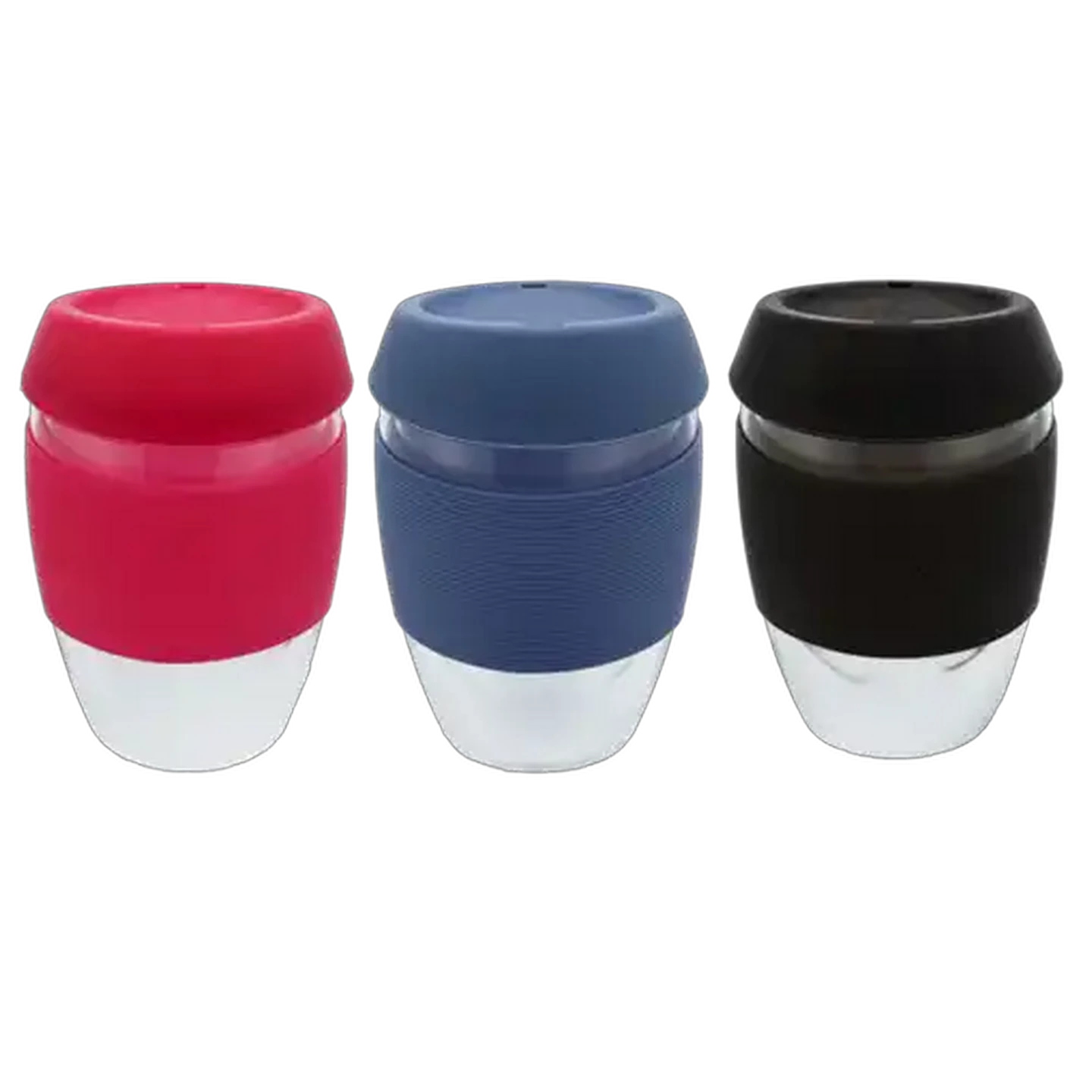 Image of Double Wall Glass Travel Mug (Colour May Vary)