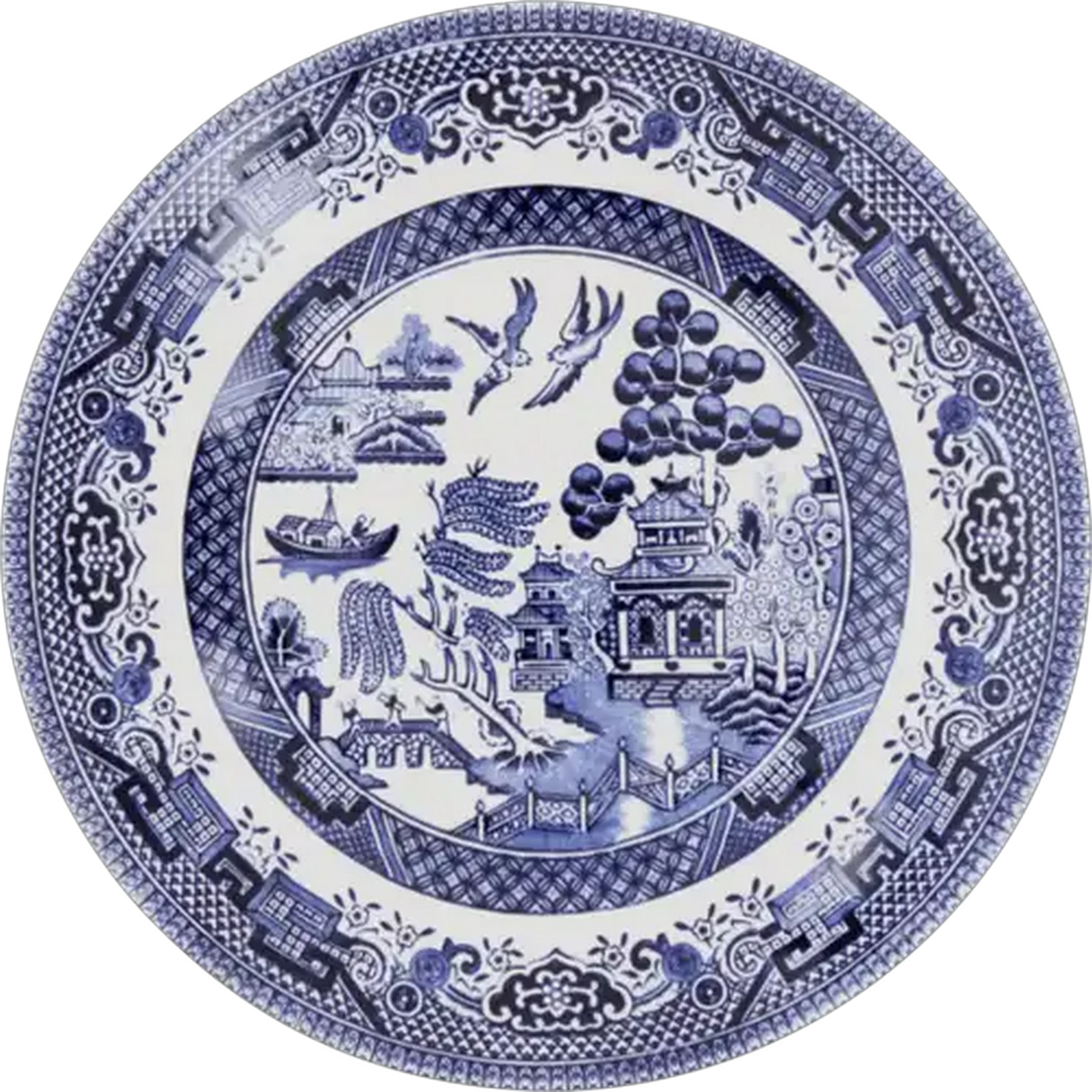 Image of Blue Willow Side Plate 17cm (Print May Vary)