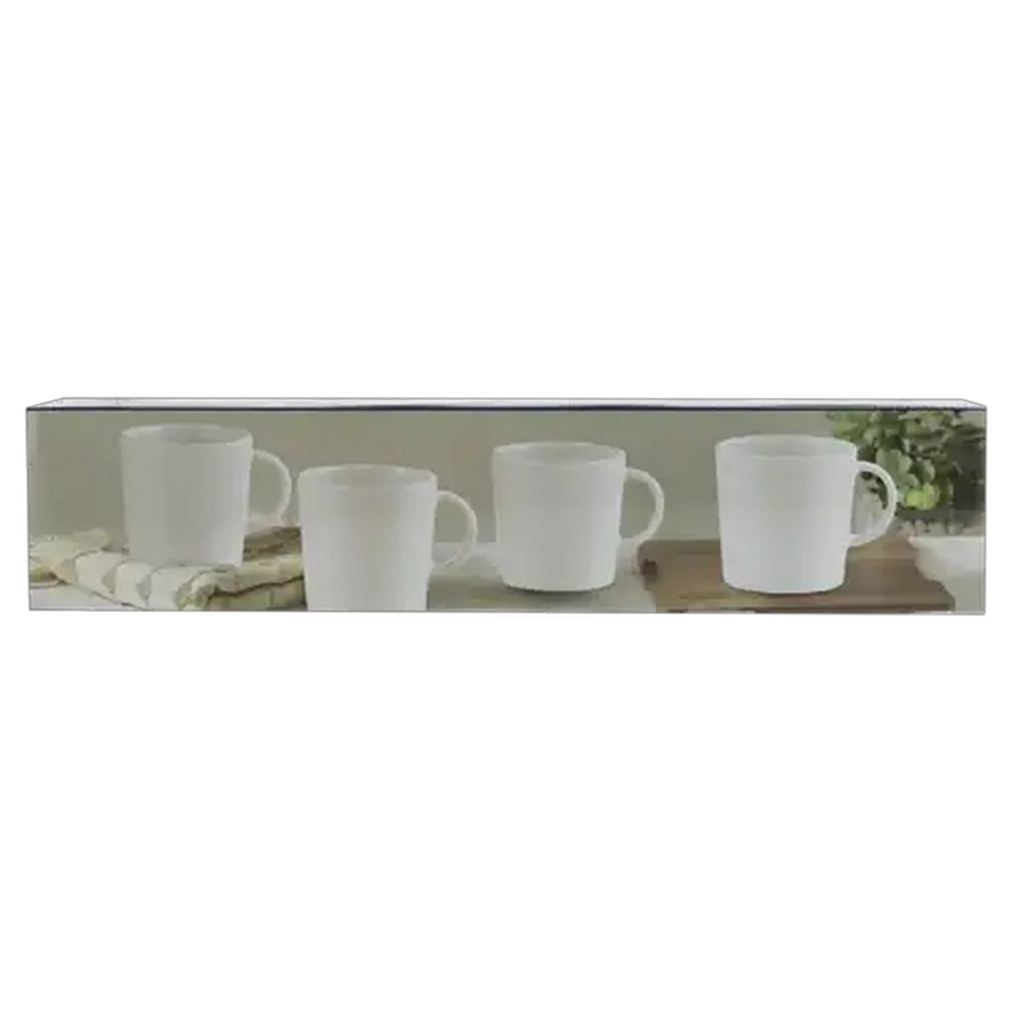 Image of Latte Coffee Mugs Set 4-Pack (Colour May Vary)