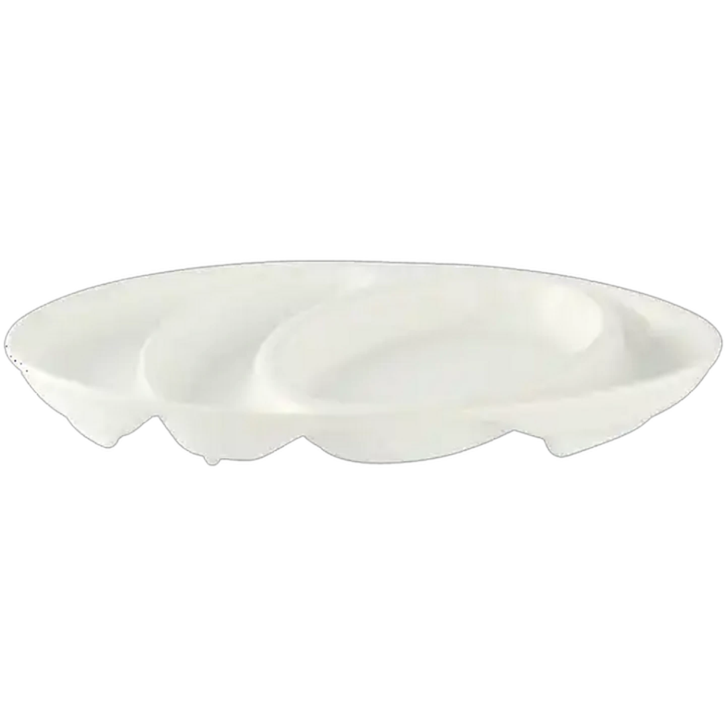 Image of Home Discovery Palma White 4 Section Serving Platter