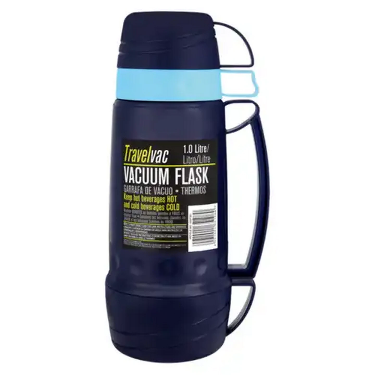 Image of TravelVac Solid Vacuum Flask 1L (Colour May Vary)