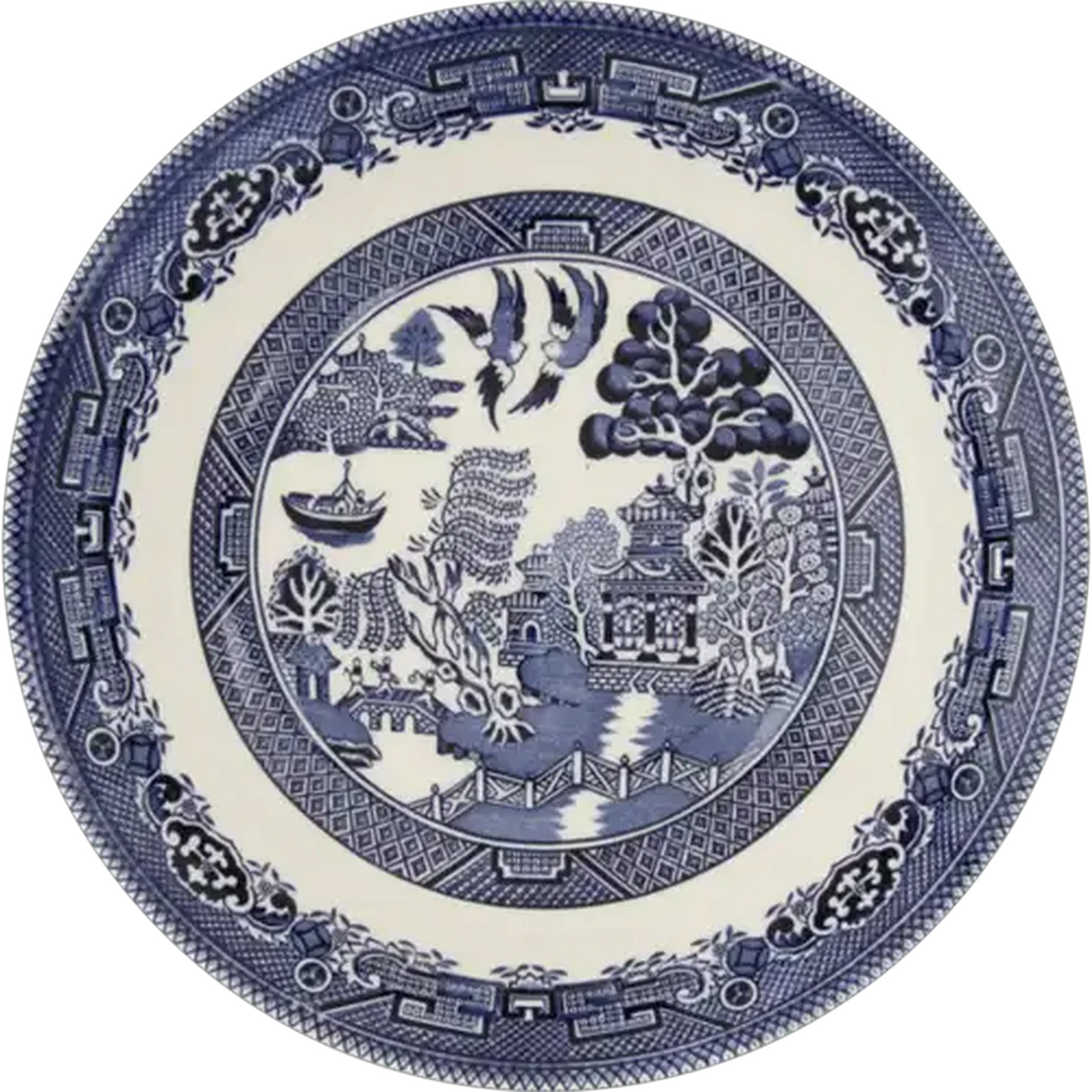 Image of Blue Willow Serving Bowl 22cm (Print May Vary)