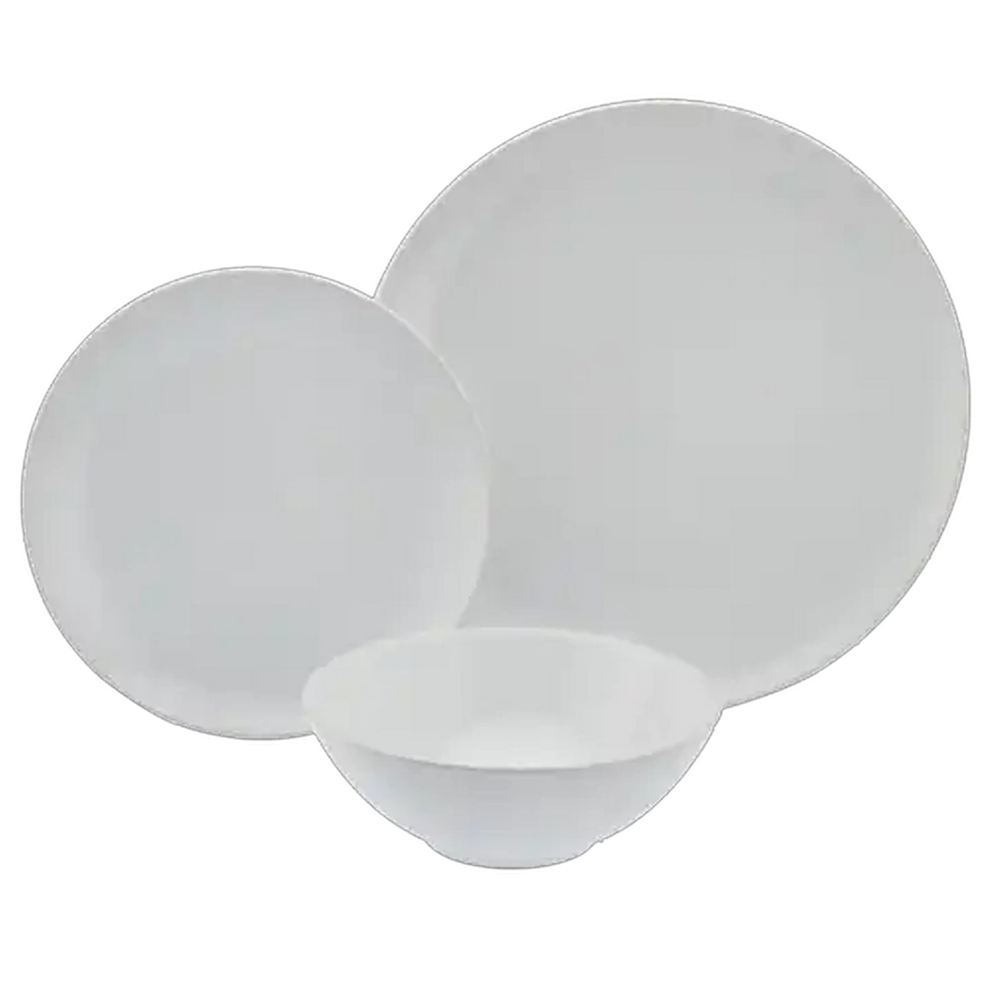 Image of White Panache Dinner Set 12 Piece