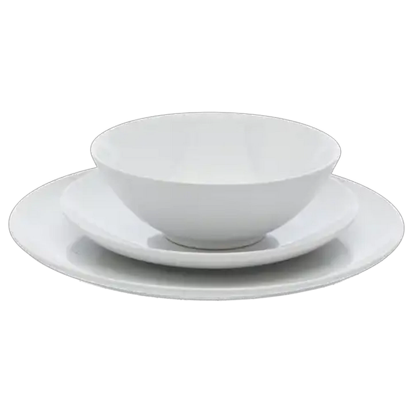 Image of White Panache Dinner Set 12 Piece