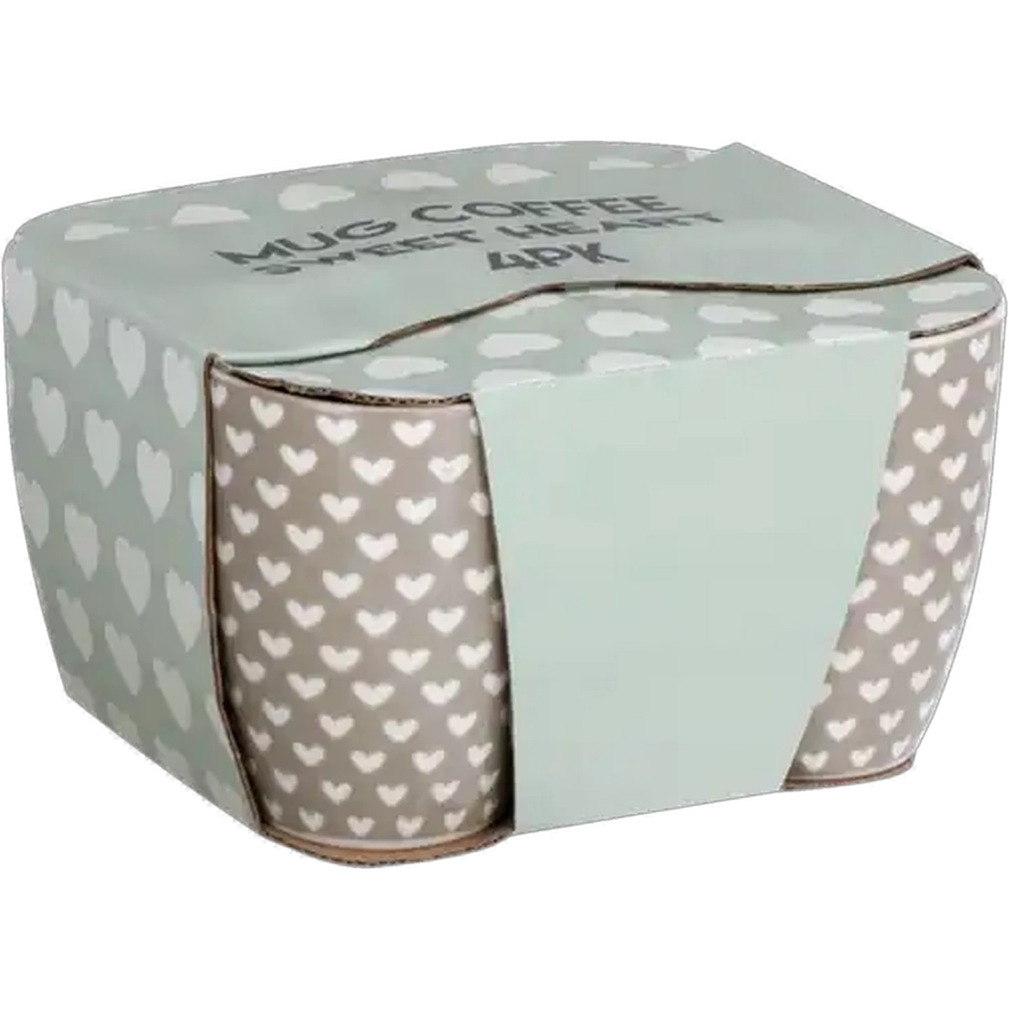 Image of Adora Sweet Heart Coffee Mug Set 4-Pack