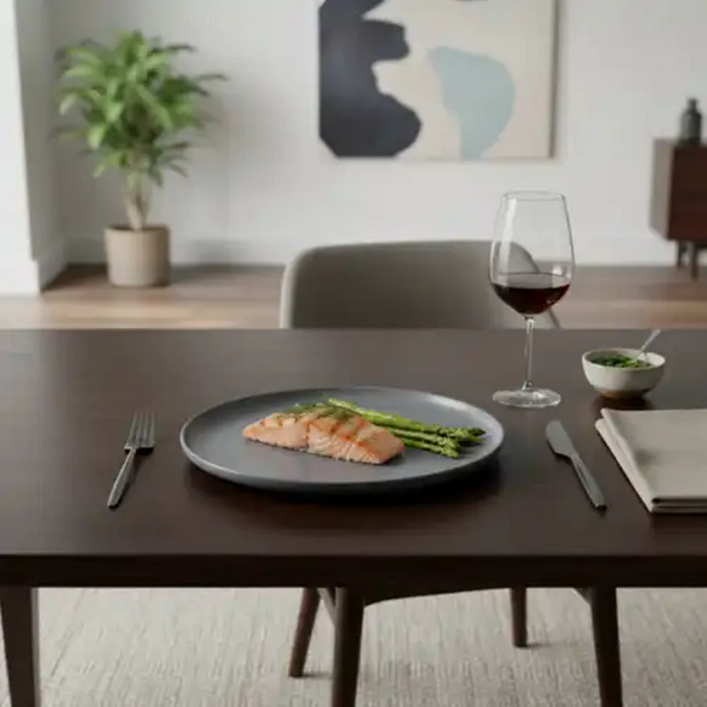 Image of Forage And Feast Charcoal Dinner Plate 27.2cm