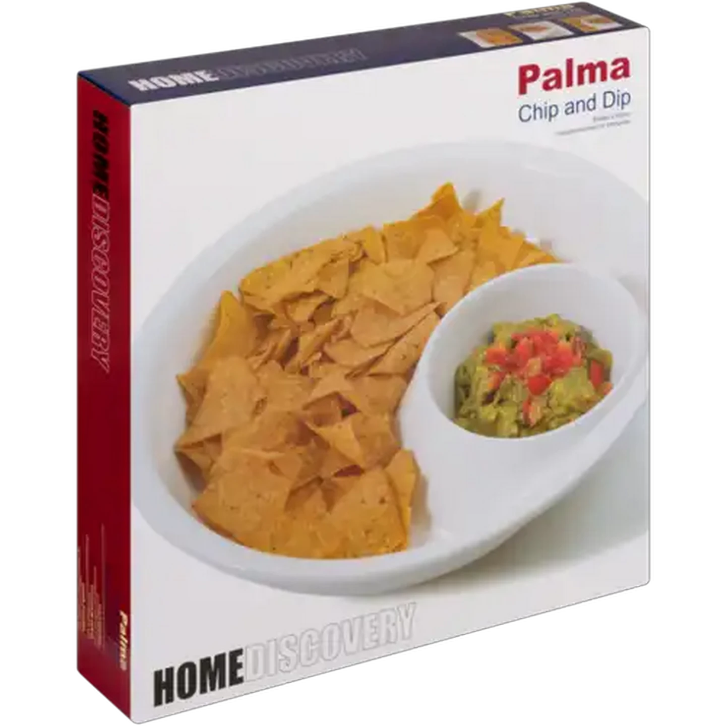Image of Home Discovery White Palma Chip & Dip Bowl