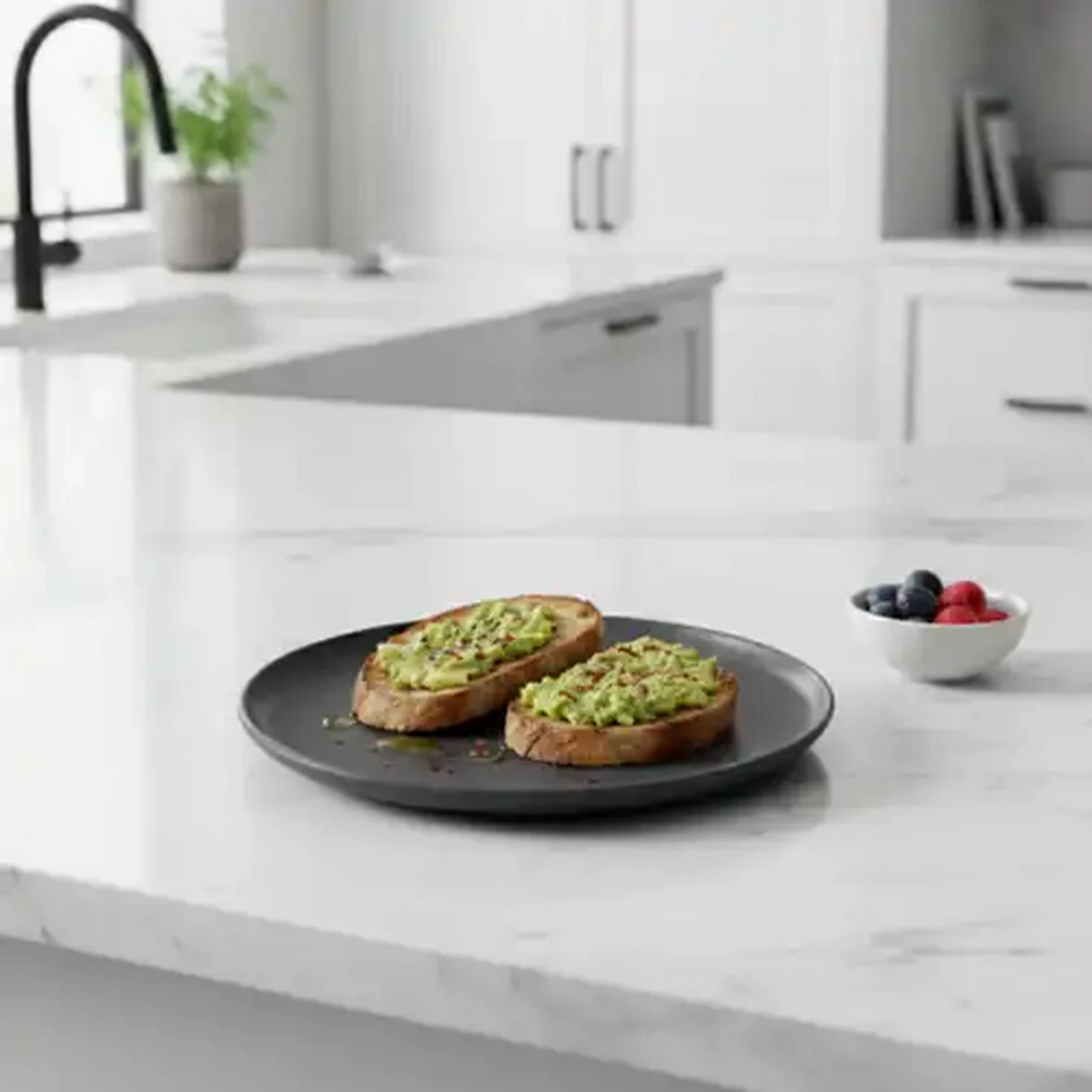 Image of Forage And Feast Charcoal Side Plate