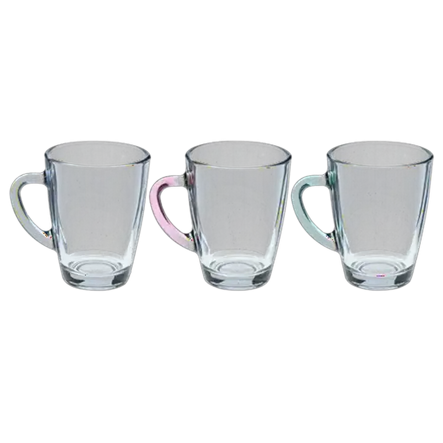 Image of LAV Vega Coral Glass Coffee Mug 300ml (Colour May Vary)