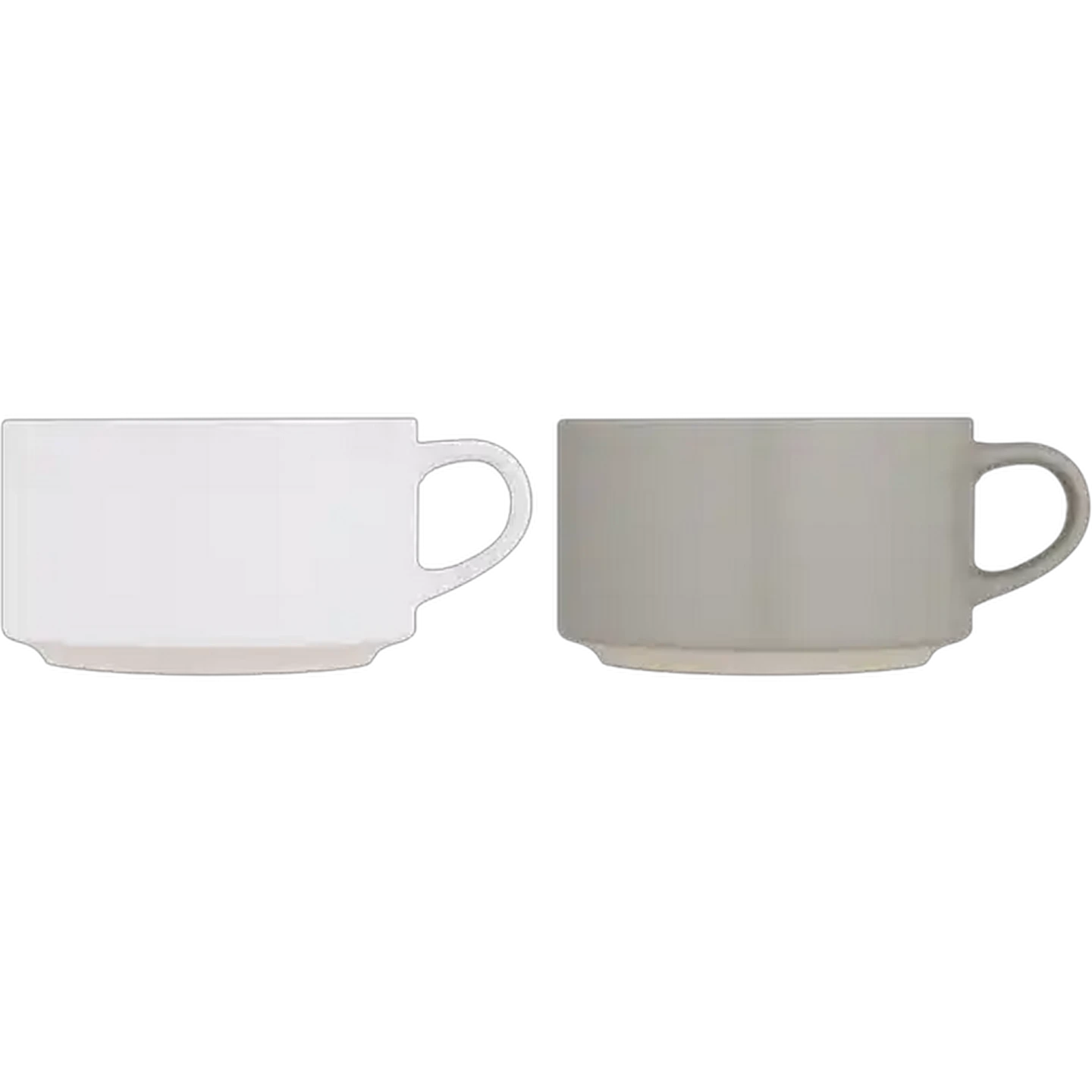 Image of Matte Grey Soup Mug 620ml (Colour May Vary)