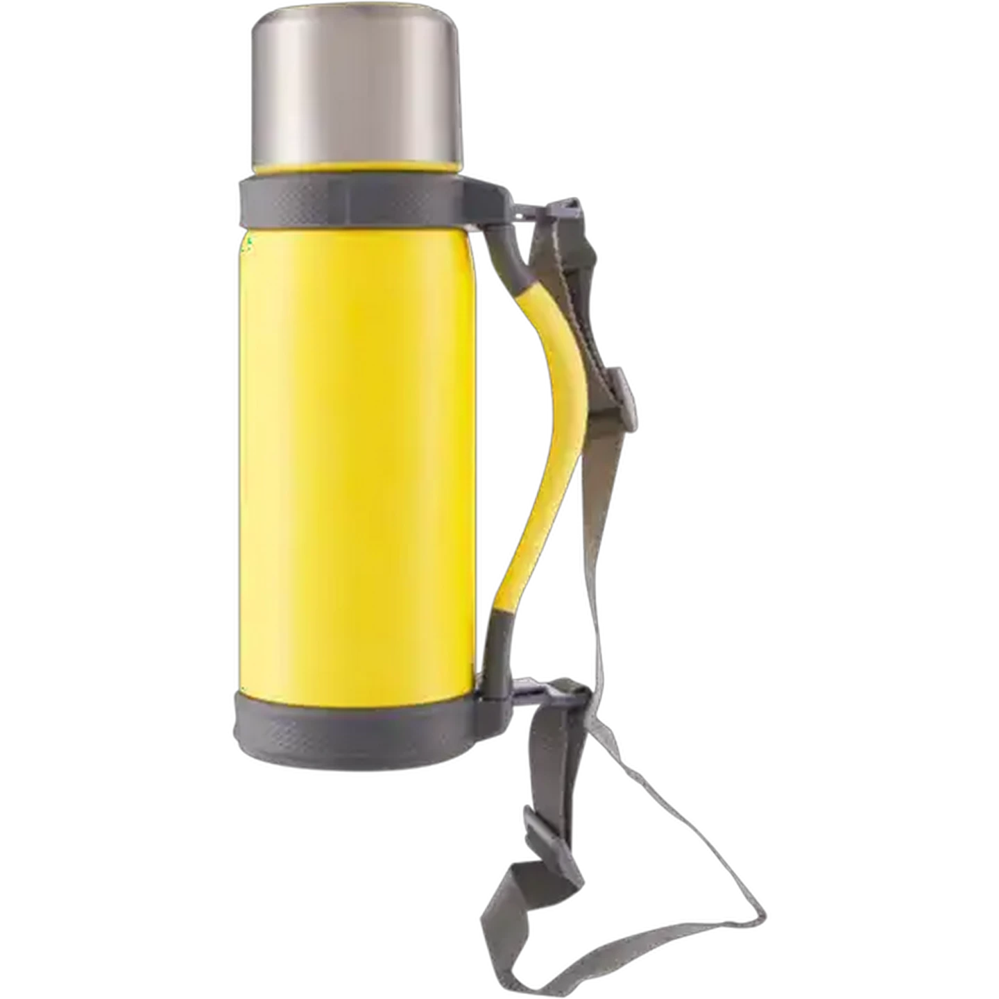 Image of Yellow Stainless Steel Vacuum Flask 1.2L