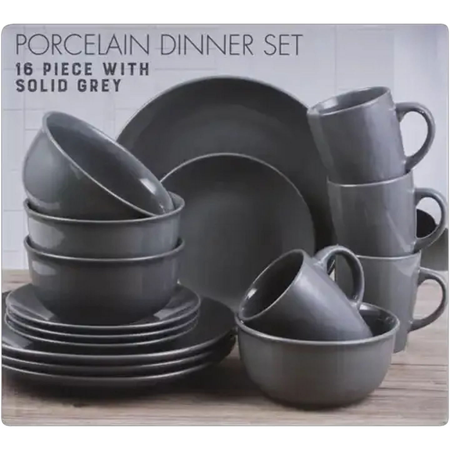 Image of Porcelain Dinner Set 16 Piece