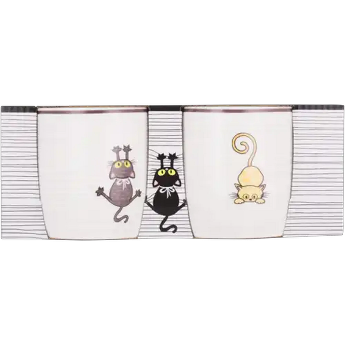 Image of White Funky Cats Coffee Mug Set 2-Pack