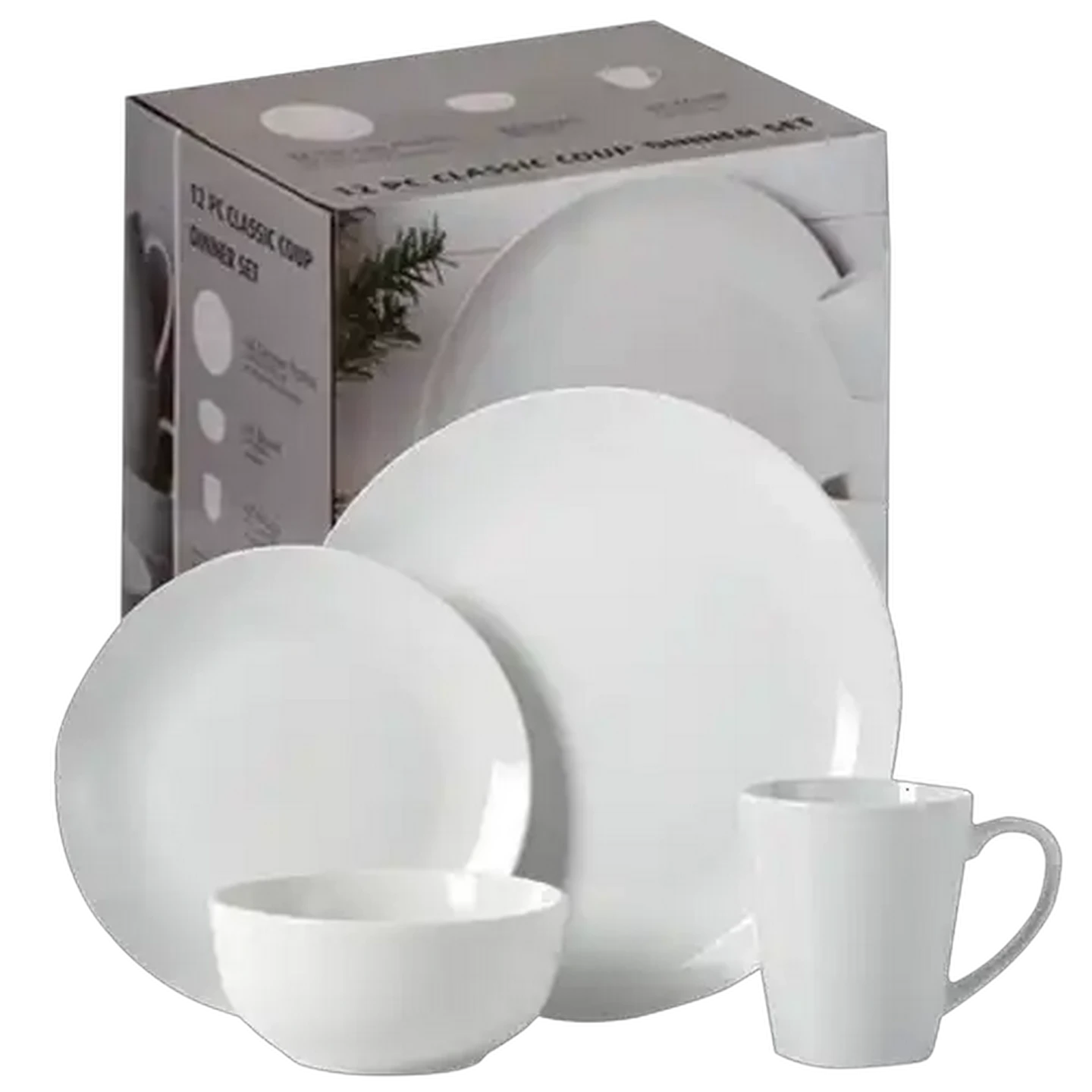Image of Nordic Coupe Dinner Set 24-Piece