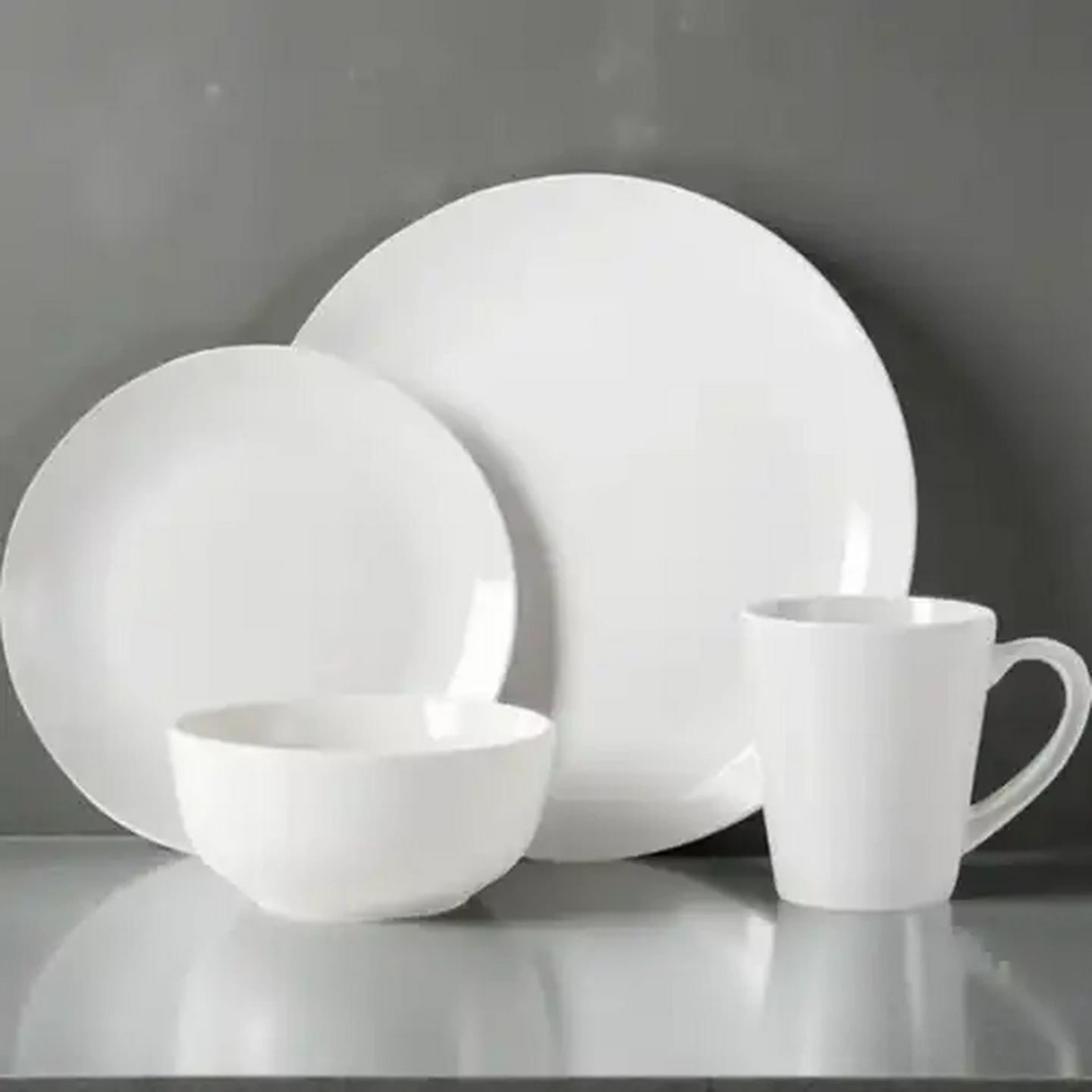 Image of Nordic Coupe Dinner Set 24-Piece