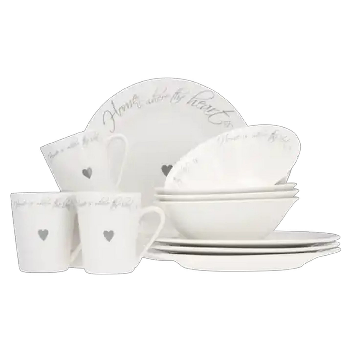 Image of Home Where Heart Is Dinner Set 12 Piece
