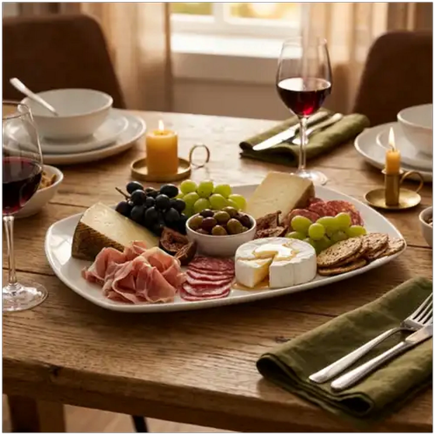 Image of Essentials White Platter 40cm