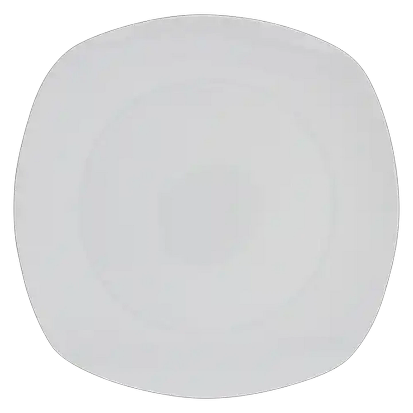 Image of White Square Living Dinner Plate 27cm