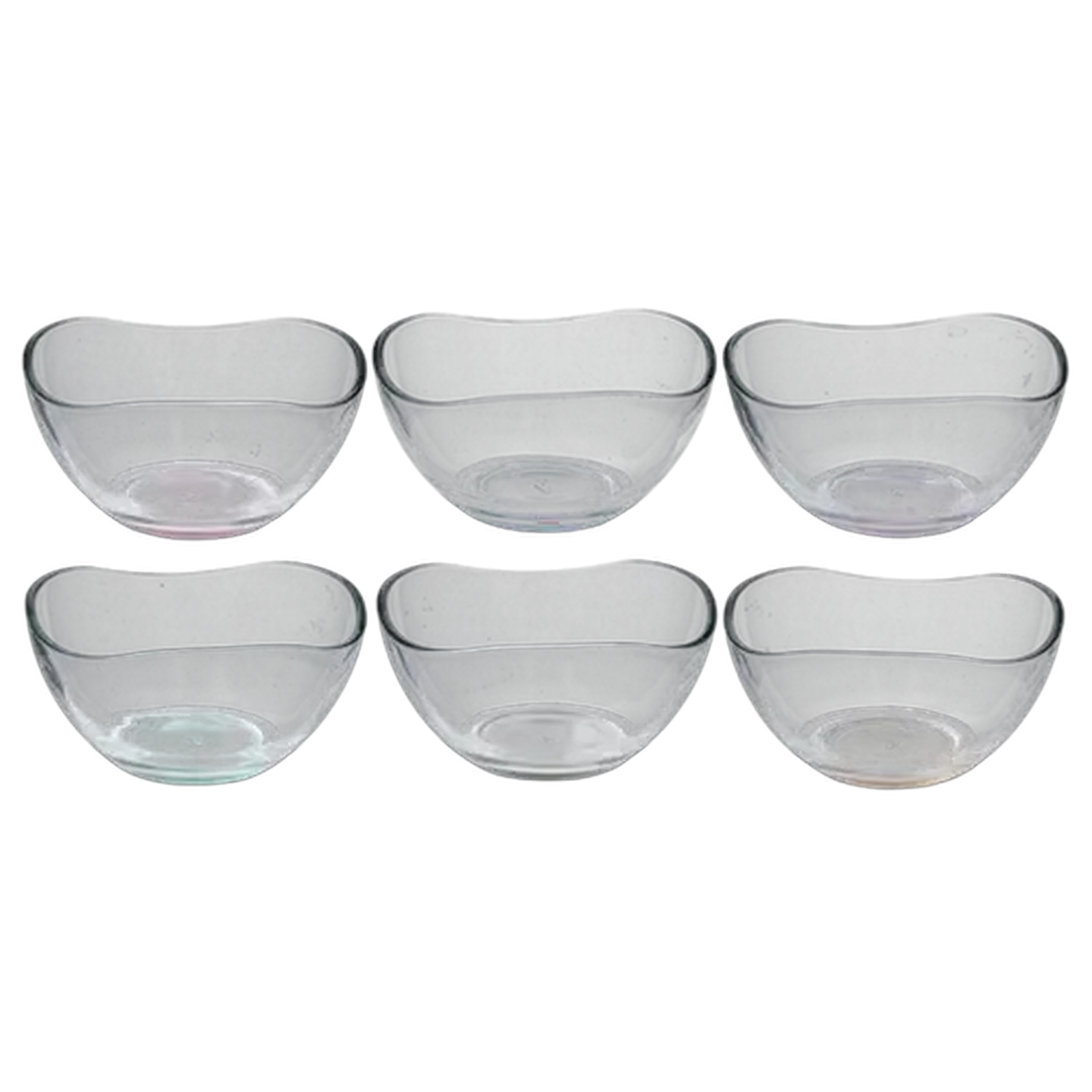 Image of LAV Coral Vira Glass Bowl Set 6 Piece