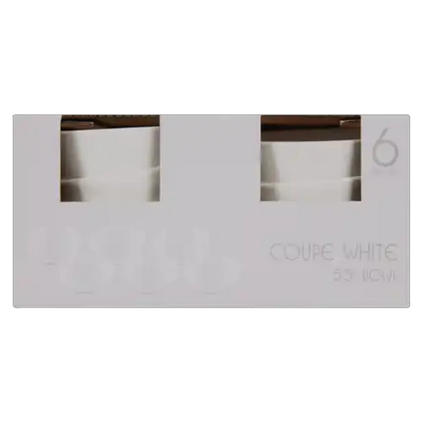 Image of Coupe White Bowl Set 6 Piece