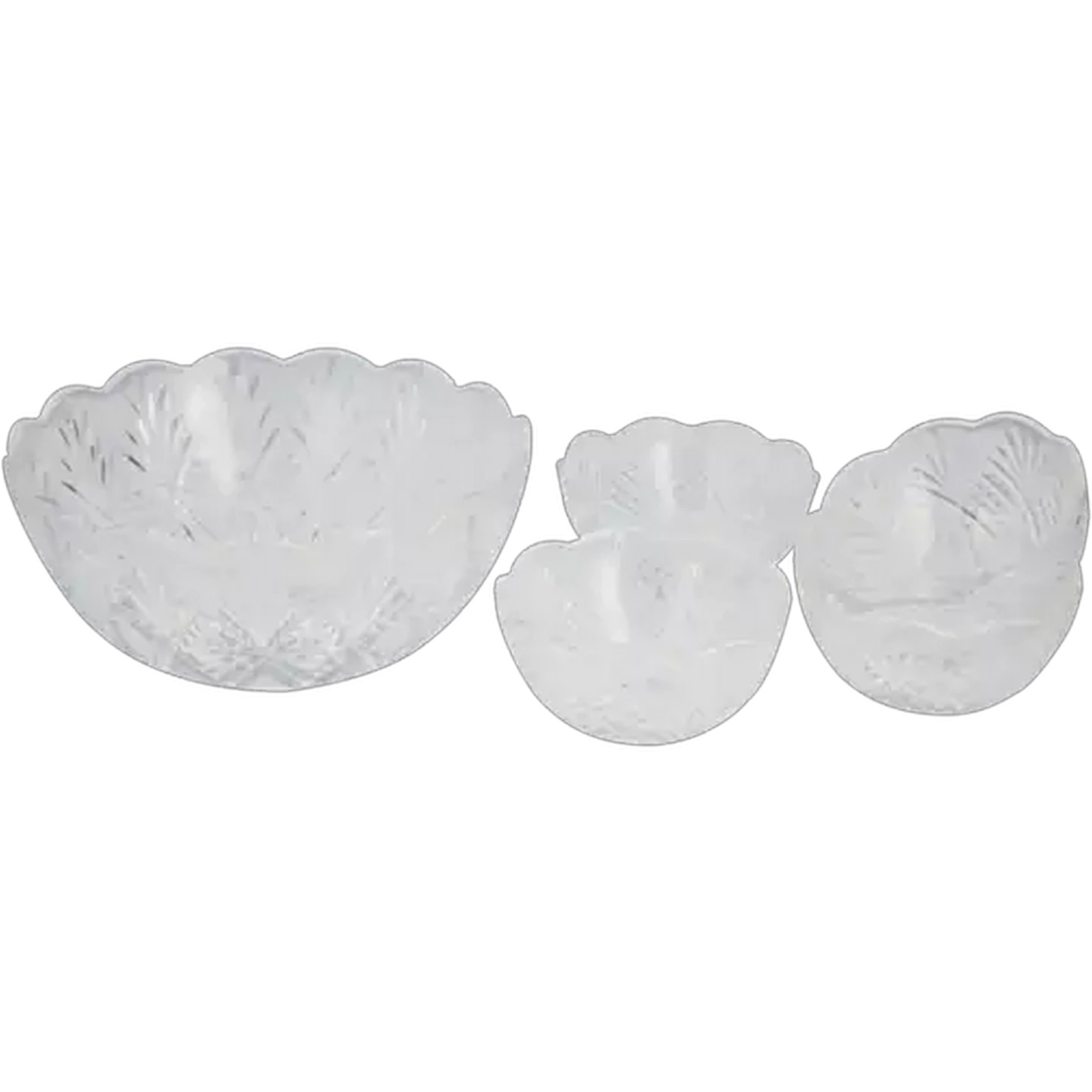 Image of Renaissance Collection Glass Salad Bowl Set 5-Pack