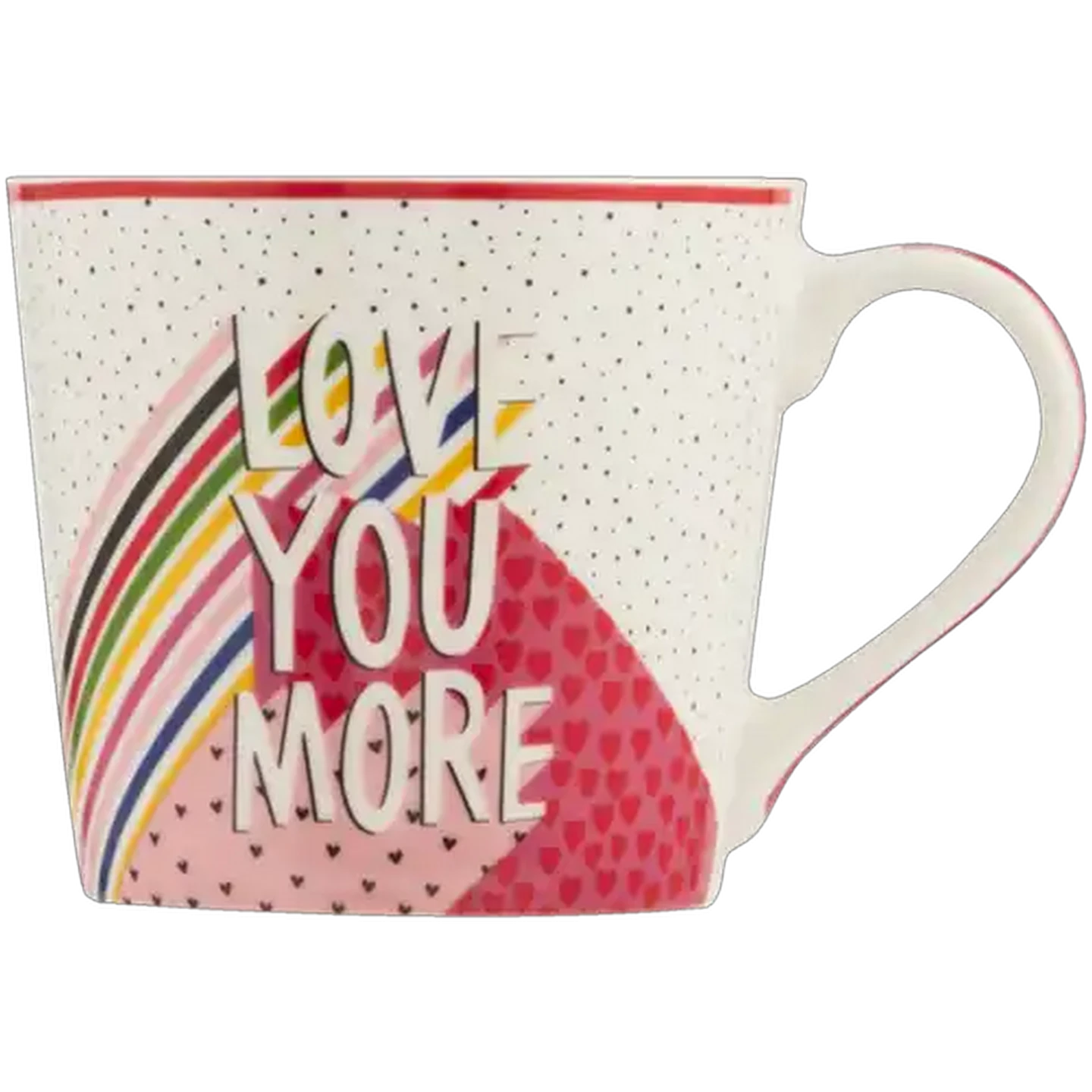 Image of Rainbow Love You Coffee Mug 400ml (Design May Vary)