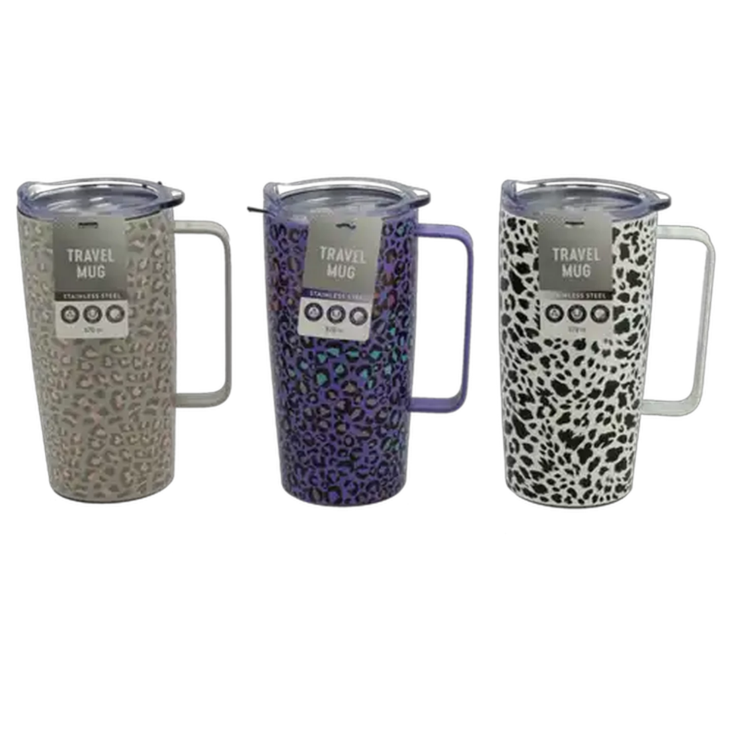 Image of Wild Heart Stainless Steel Travel Mug 570ml (Colour May Vary)