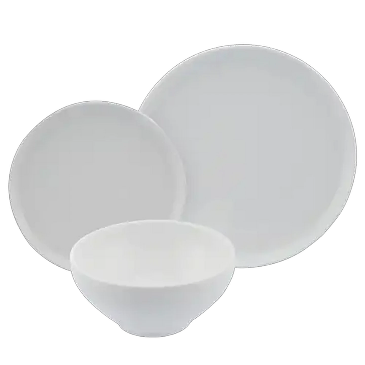 Image of Vogue White Porcelain Dinner Set 12 Piece