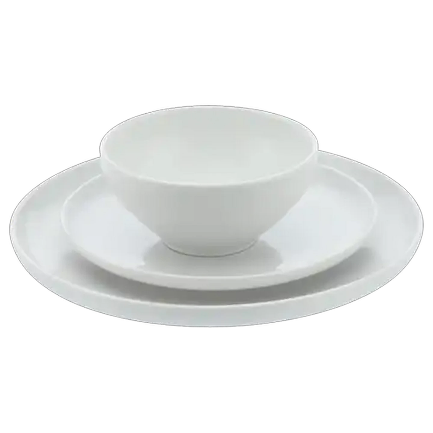 Image of Vogue White Porcelain Dinner Set 12 Piece