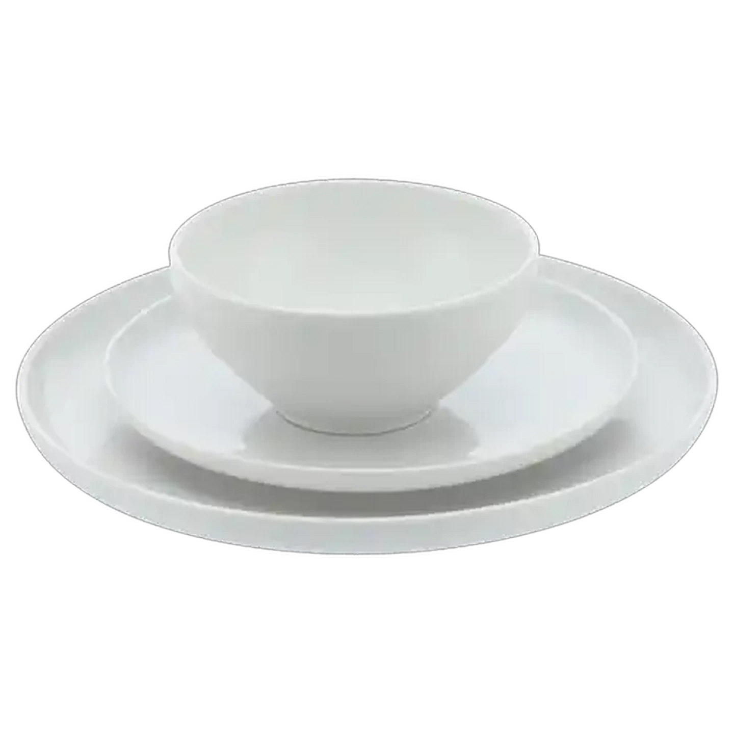 Image of Vogue White Porcelain Dinner Set 12 Piece