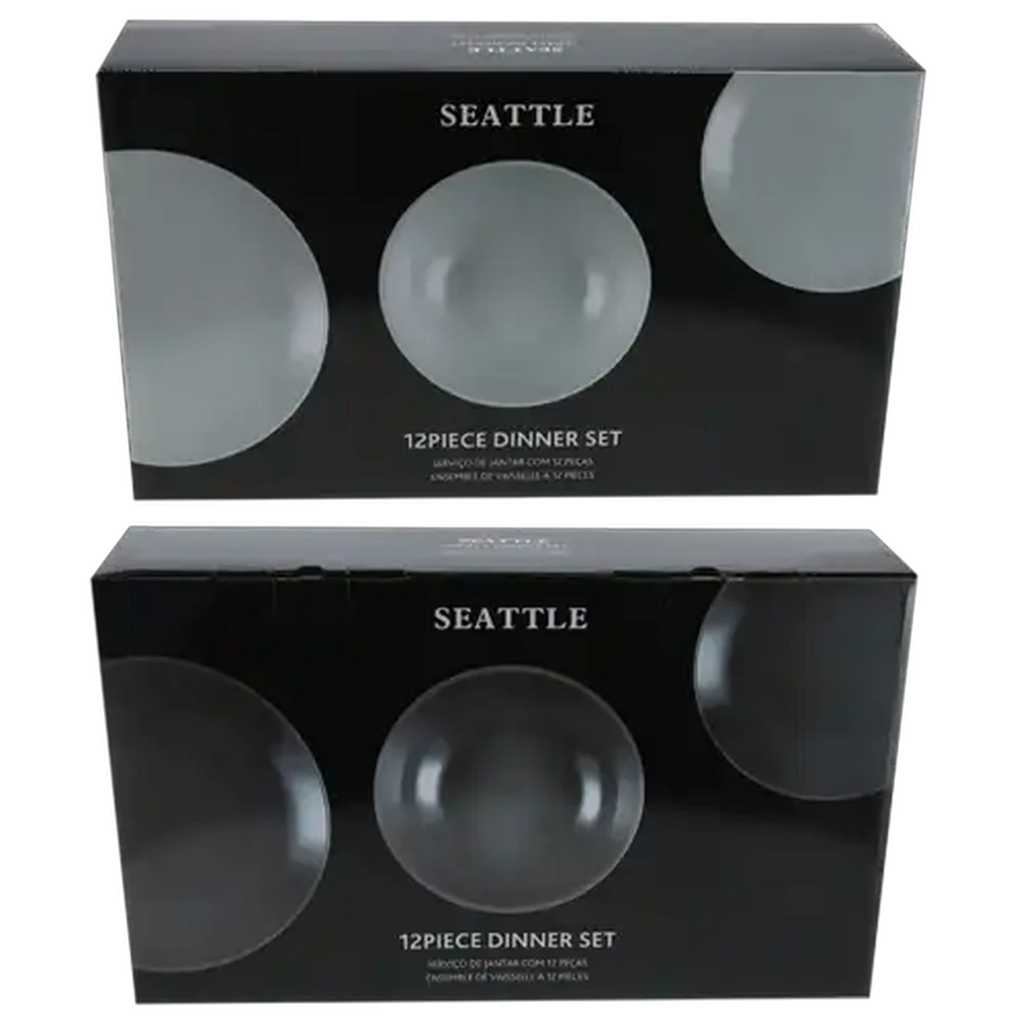 Image of Seattle Dinner Set 12 Piece (Colour May Vary)