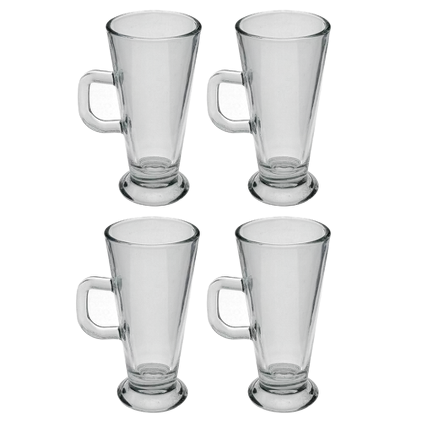 Image of Hot Chocolate Coffee Tyme Glass 4 Piece