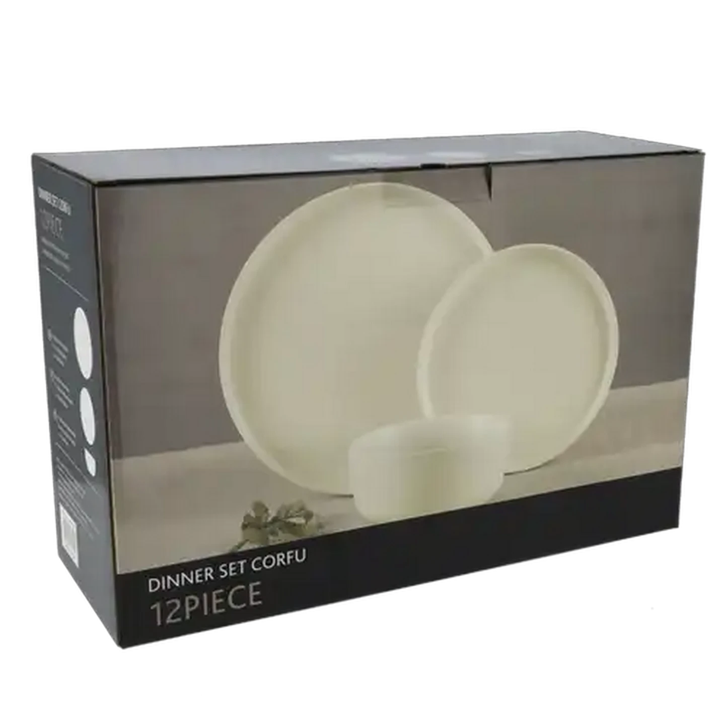 Image of Corfu 12 Piece Dinner Set (Colour May Vary)