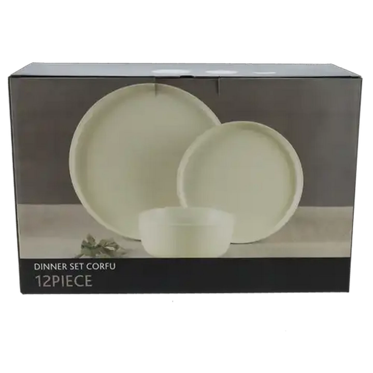 Image of Corfu 12 Piece Dinner Set (Colour May Vary)
