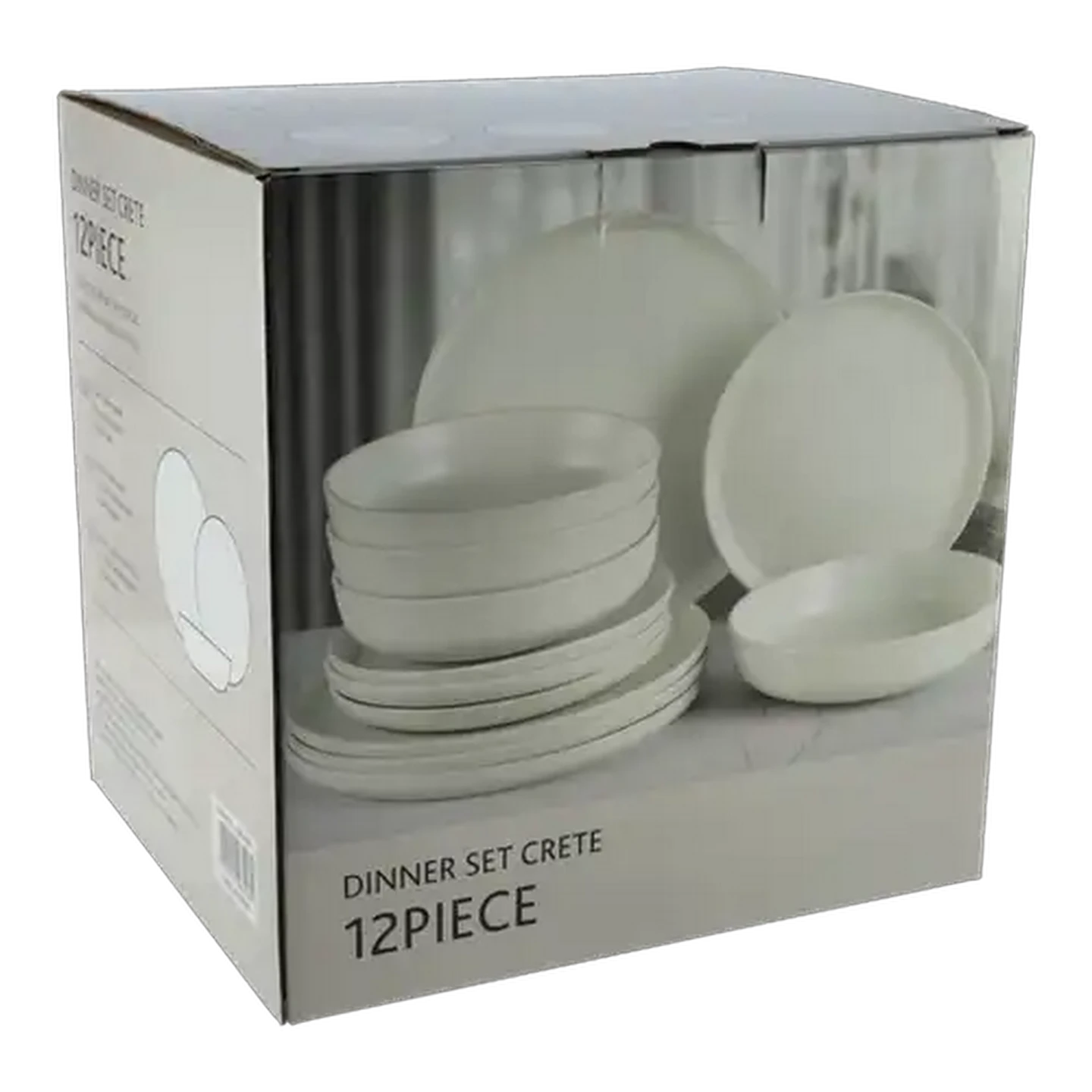 Image of Crete Dinner Set 12 Piece (Colour May Vary)