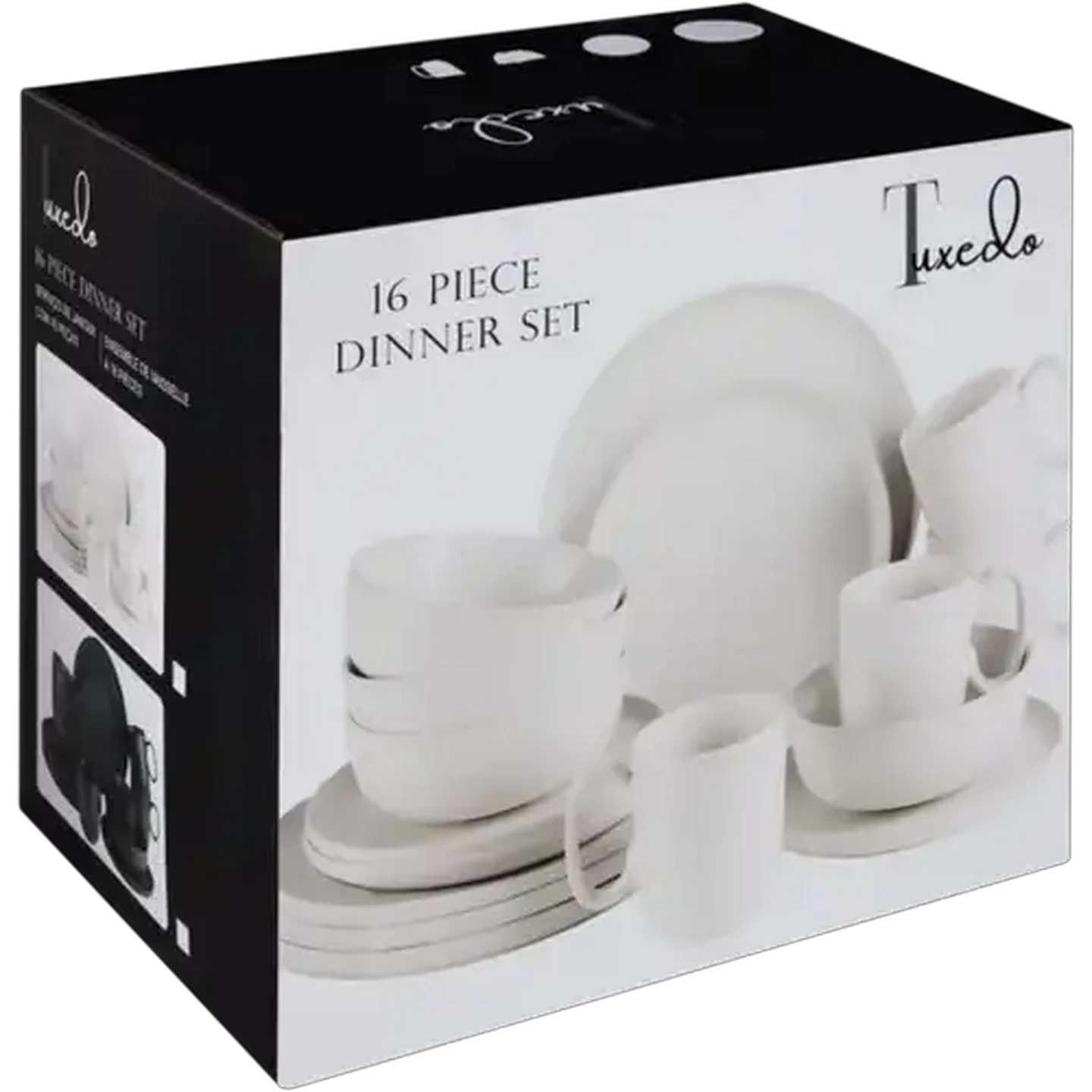 Image of Tuxedo Dinner Set 16 Piece