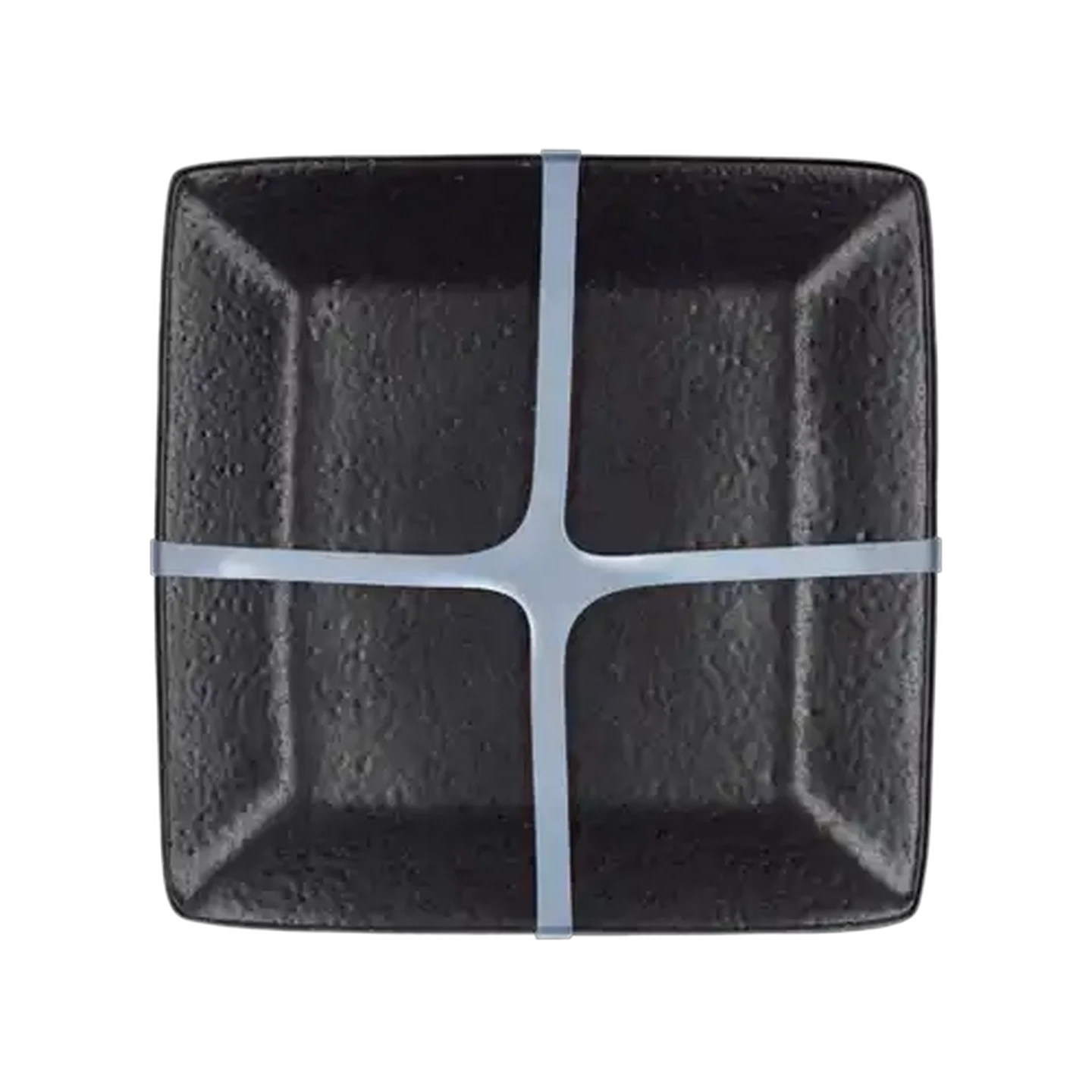 Image of Stoneware Black Side Plate 4 Pack 21.4cm