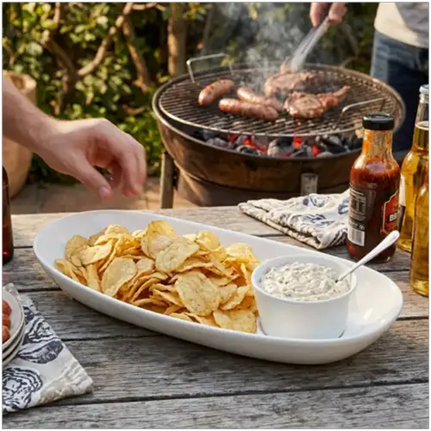 Image of Palma Chip & Dip Boat 2 Piece