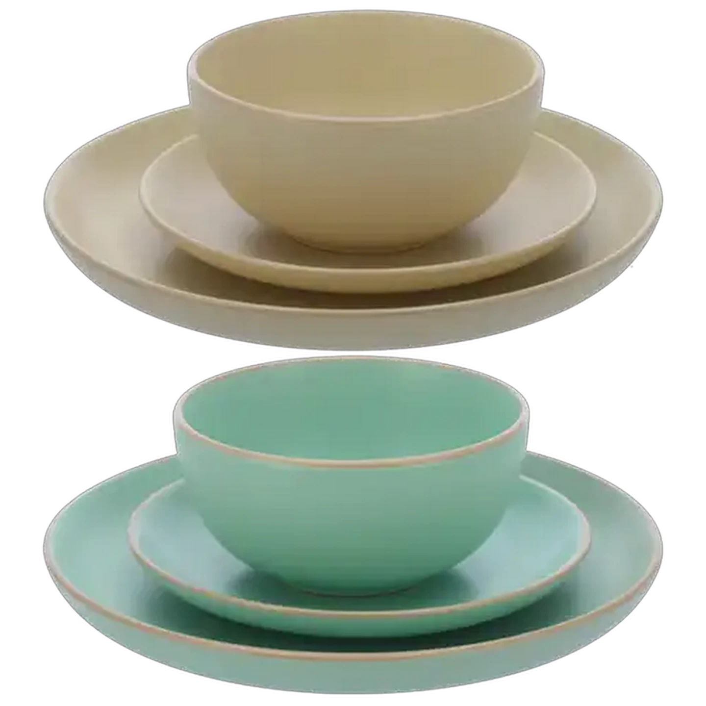 Image of Indie Dinner Set 12 Piece (Colour May Vary)