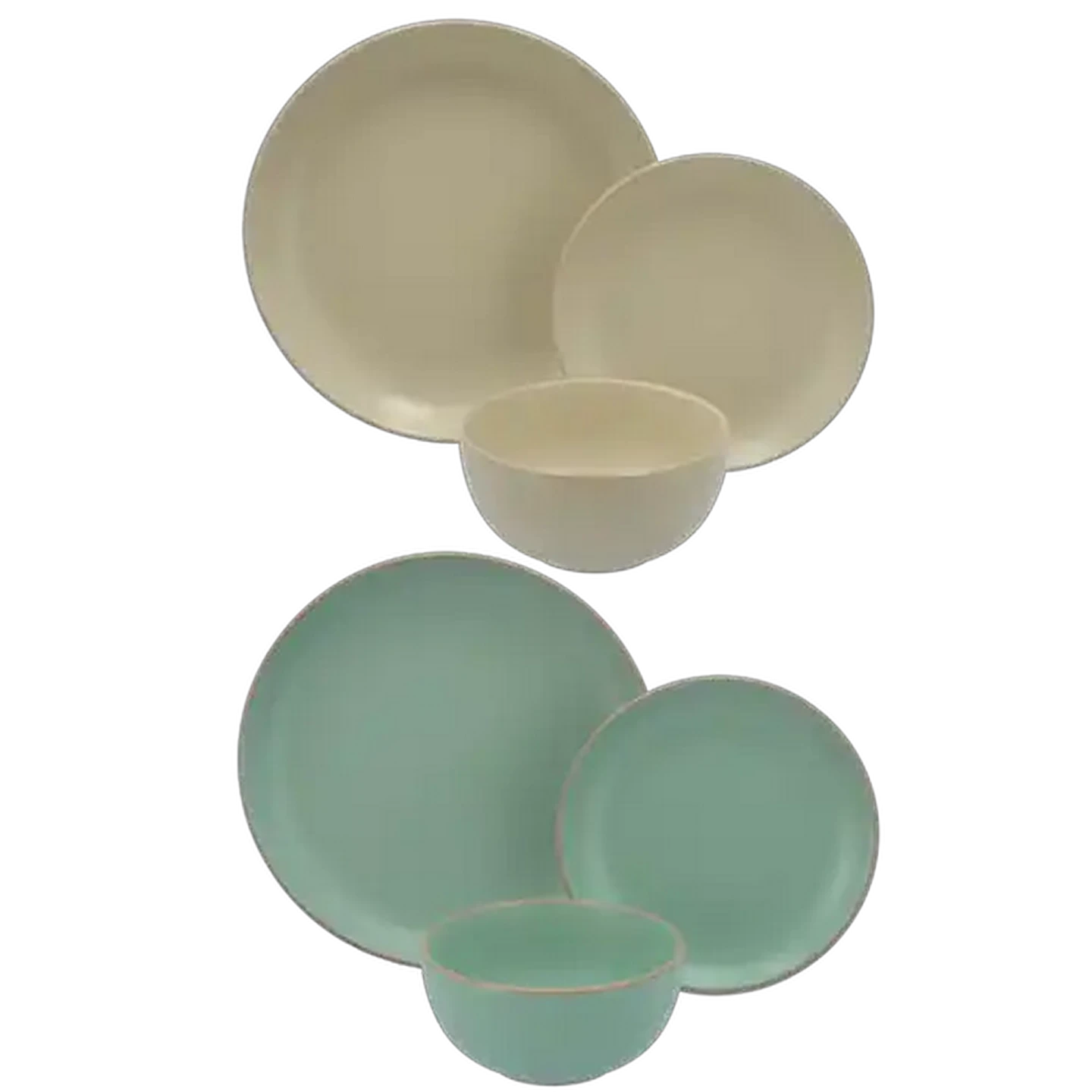 Image of Indie Dinner Set 12 Piece (Colour May Vary)