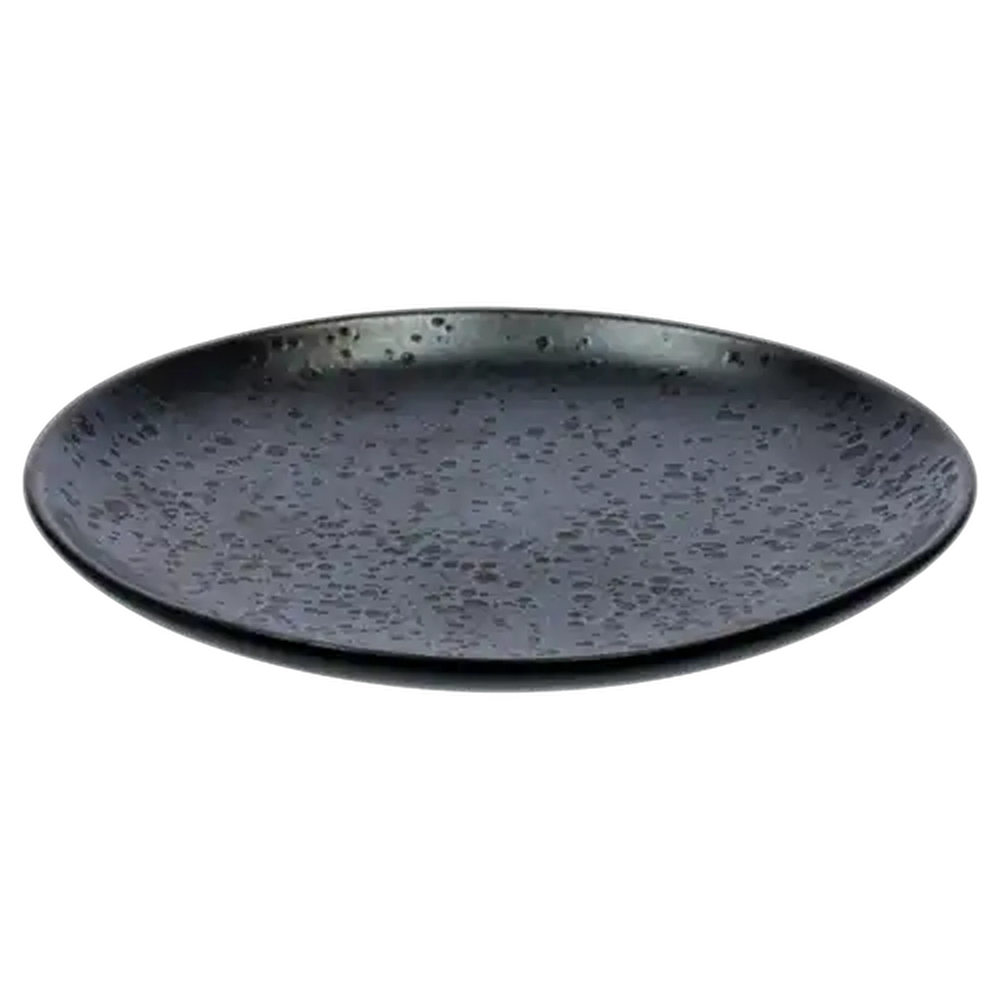 Image of Orange Peel Black Side Plate 20cm