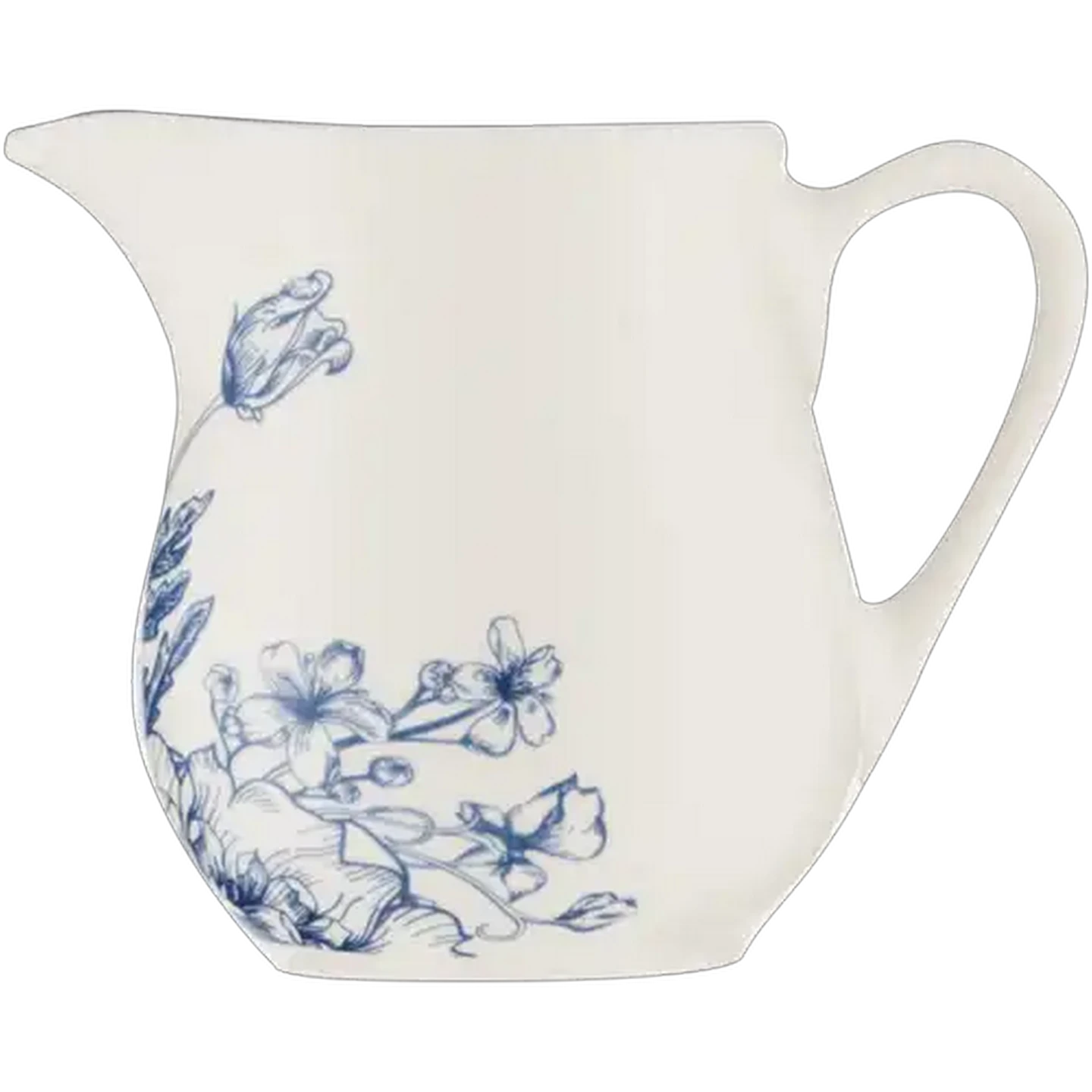 Image of Blue Floral Print Creamer 250ml