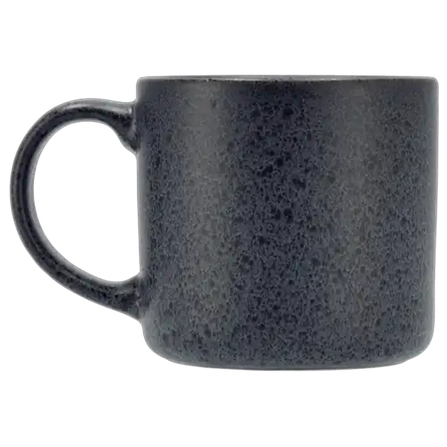 Image of Stoneware Black Coffee Mugs 4 x 410ml